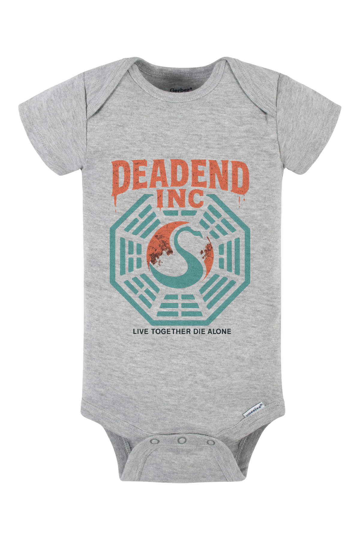 Dead End Lost Onesie - gray