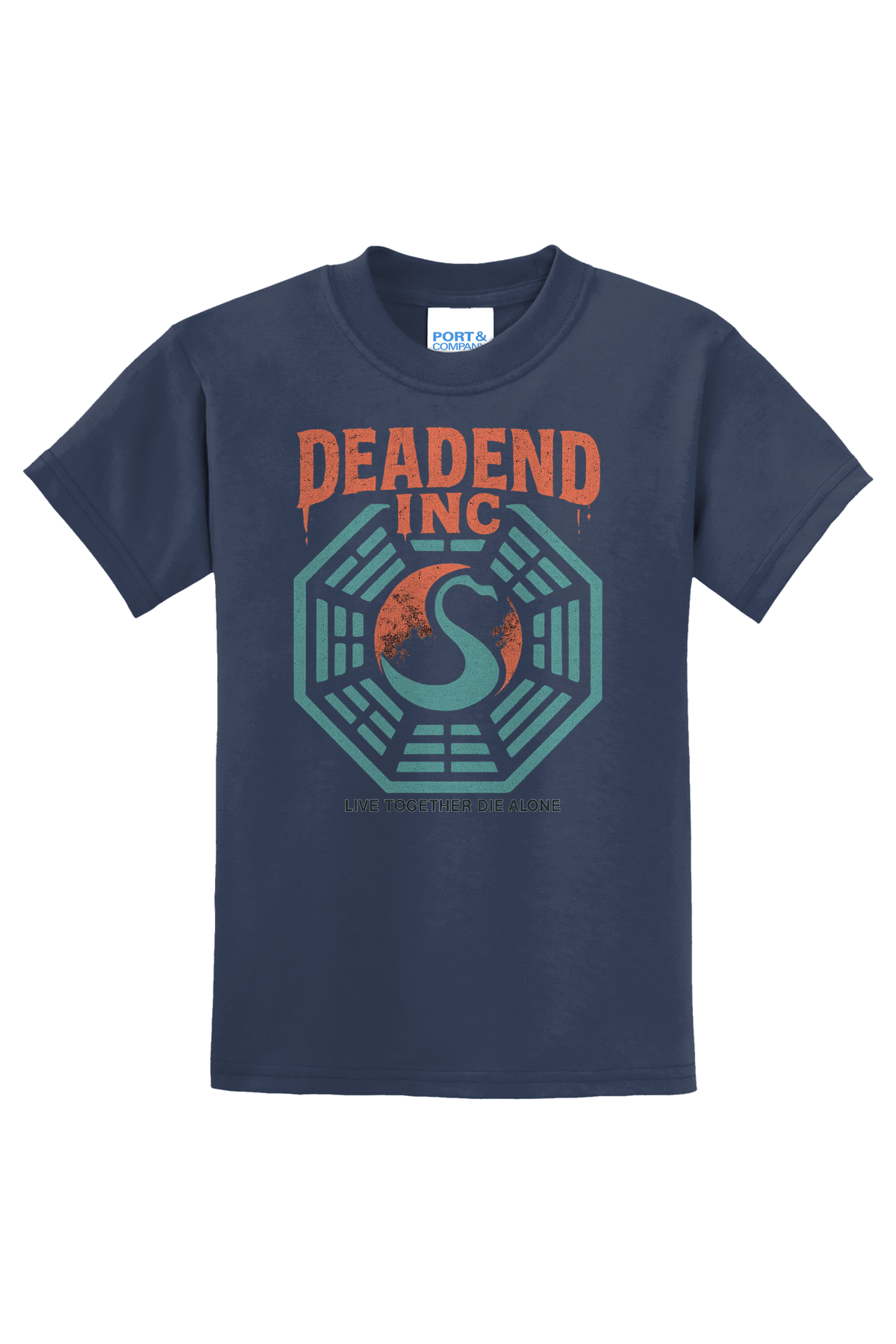 Dead End Lost T-Shirt - navy blue
