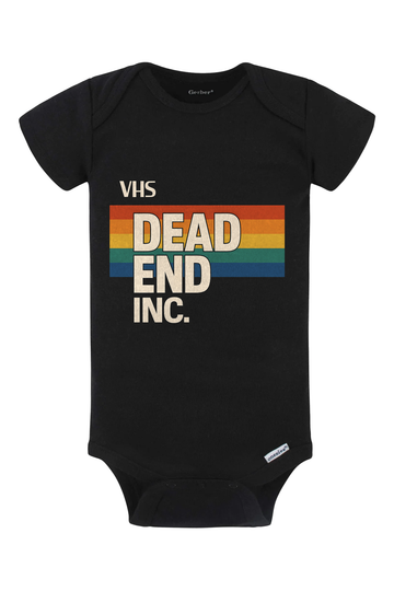 Dead End VHS Onesie - black