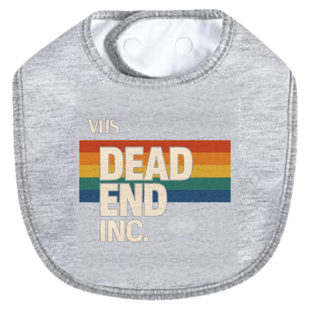 Dead End VHS Bib - gray