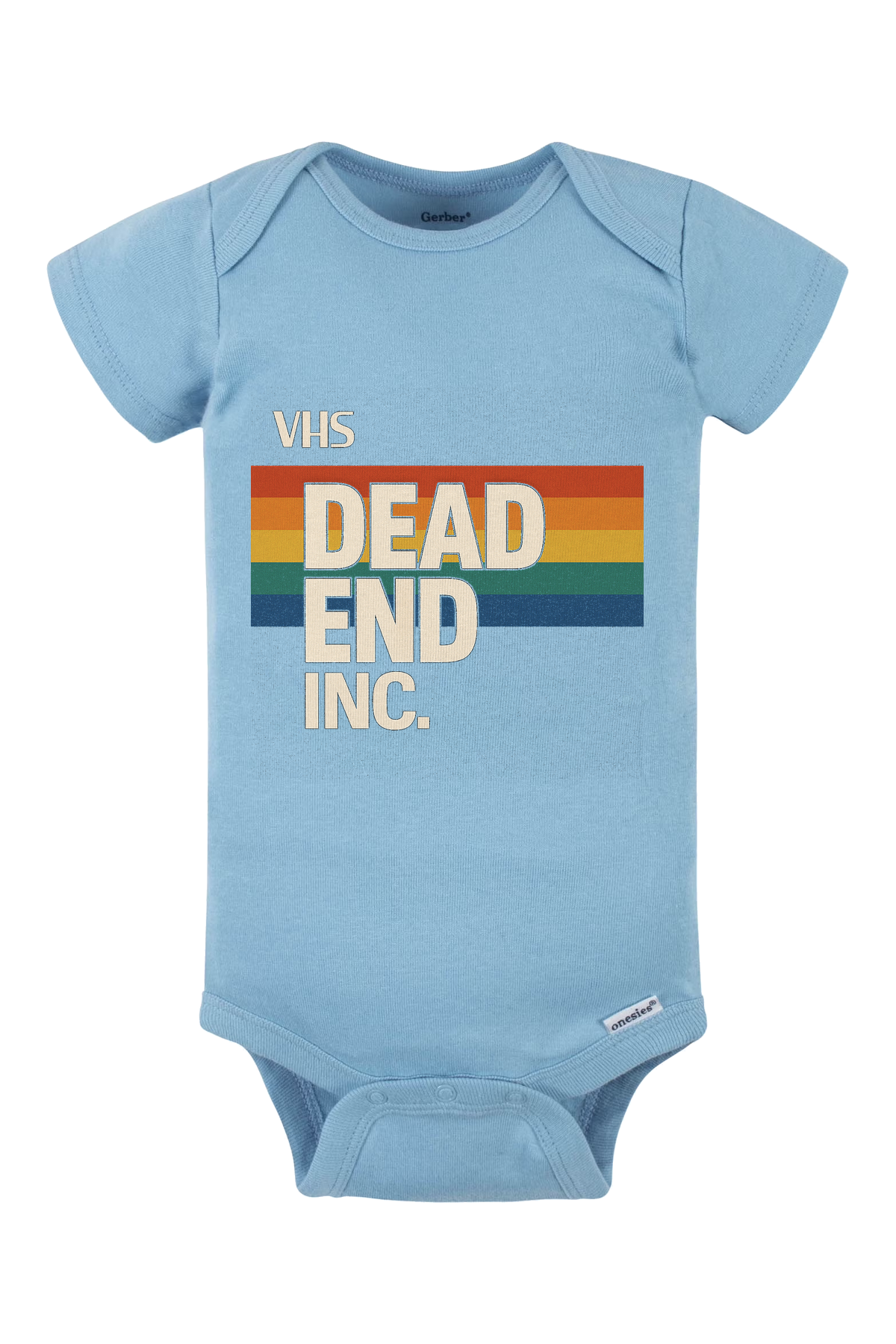 Dead End VHS Onesie - light blue