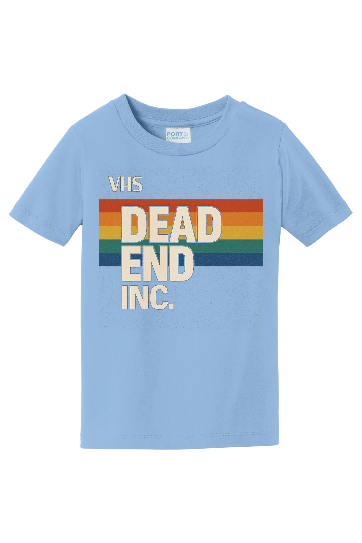 Dead End VHS T-Shirt - light blue