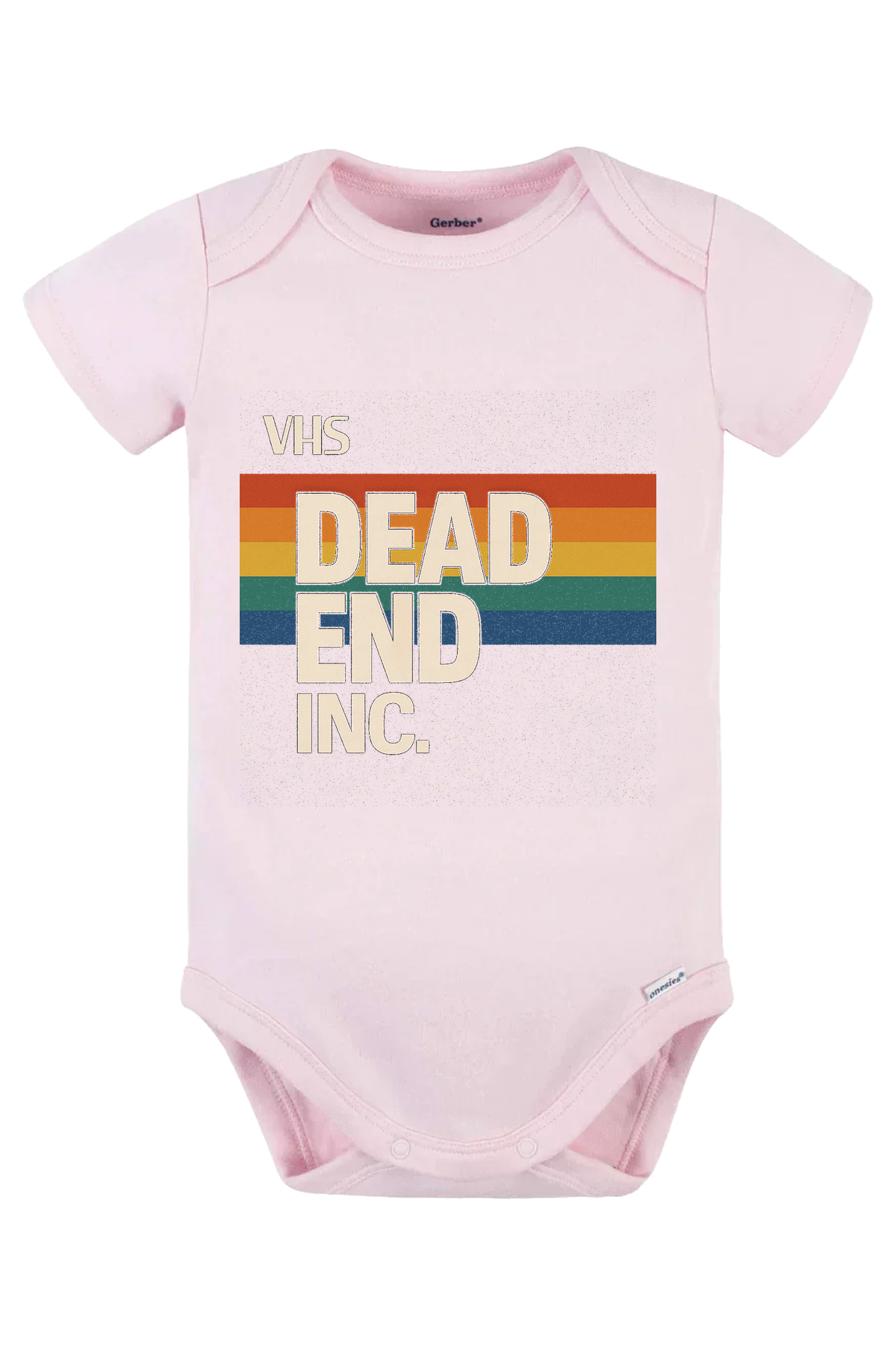 Dead End VHS Onesie - pink