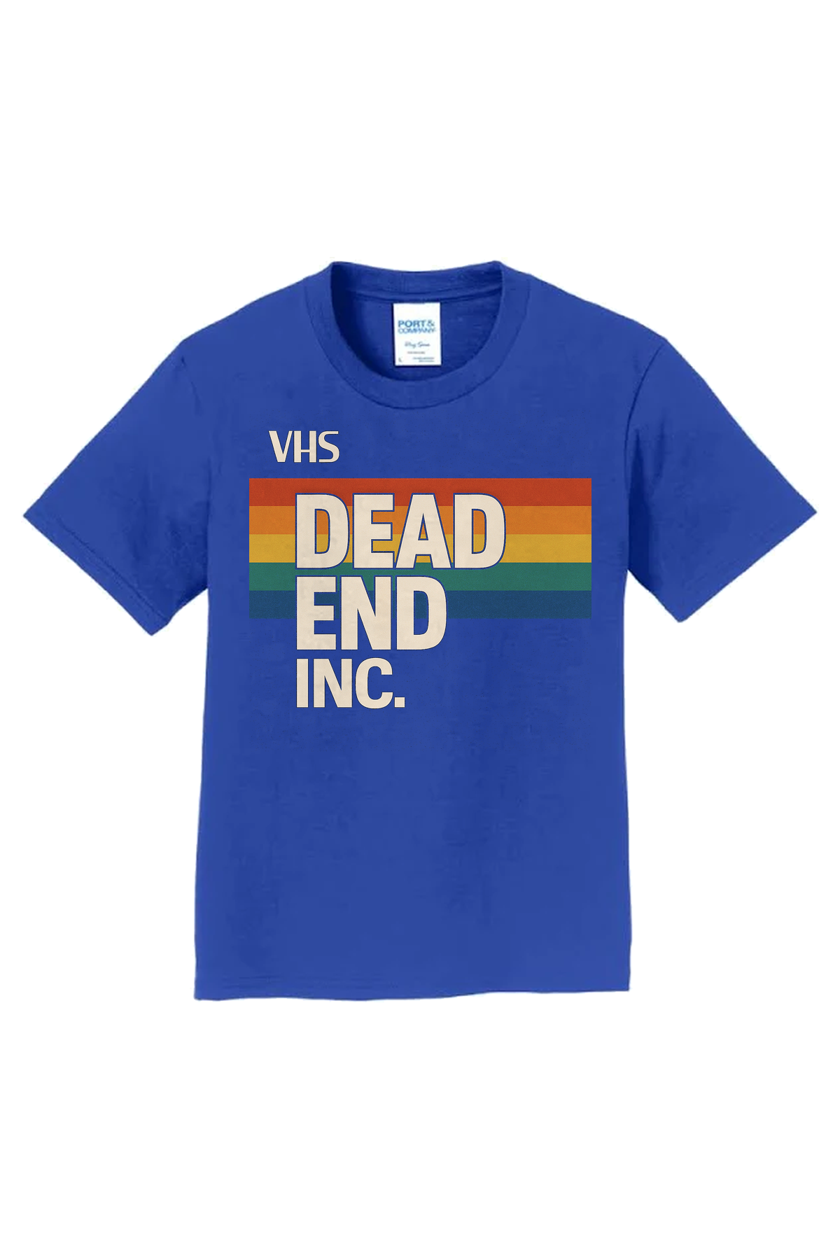 Dead End VHS T-Shirt - royal blue