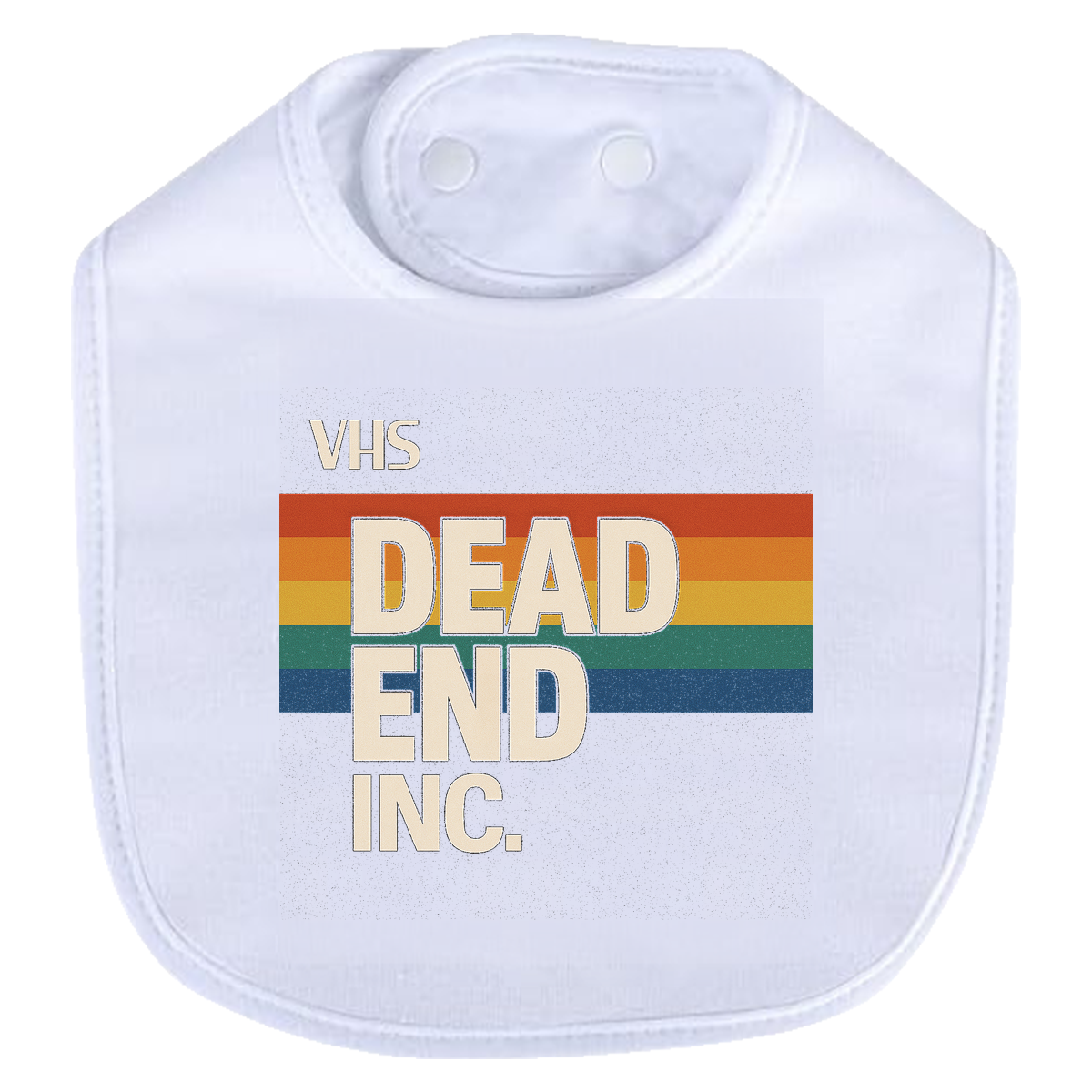 Dead End VHS Bib - white