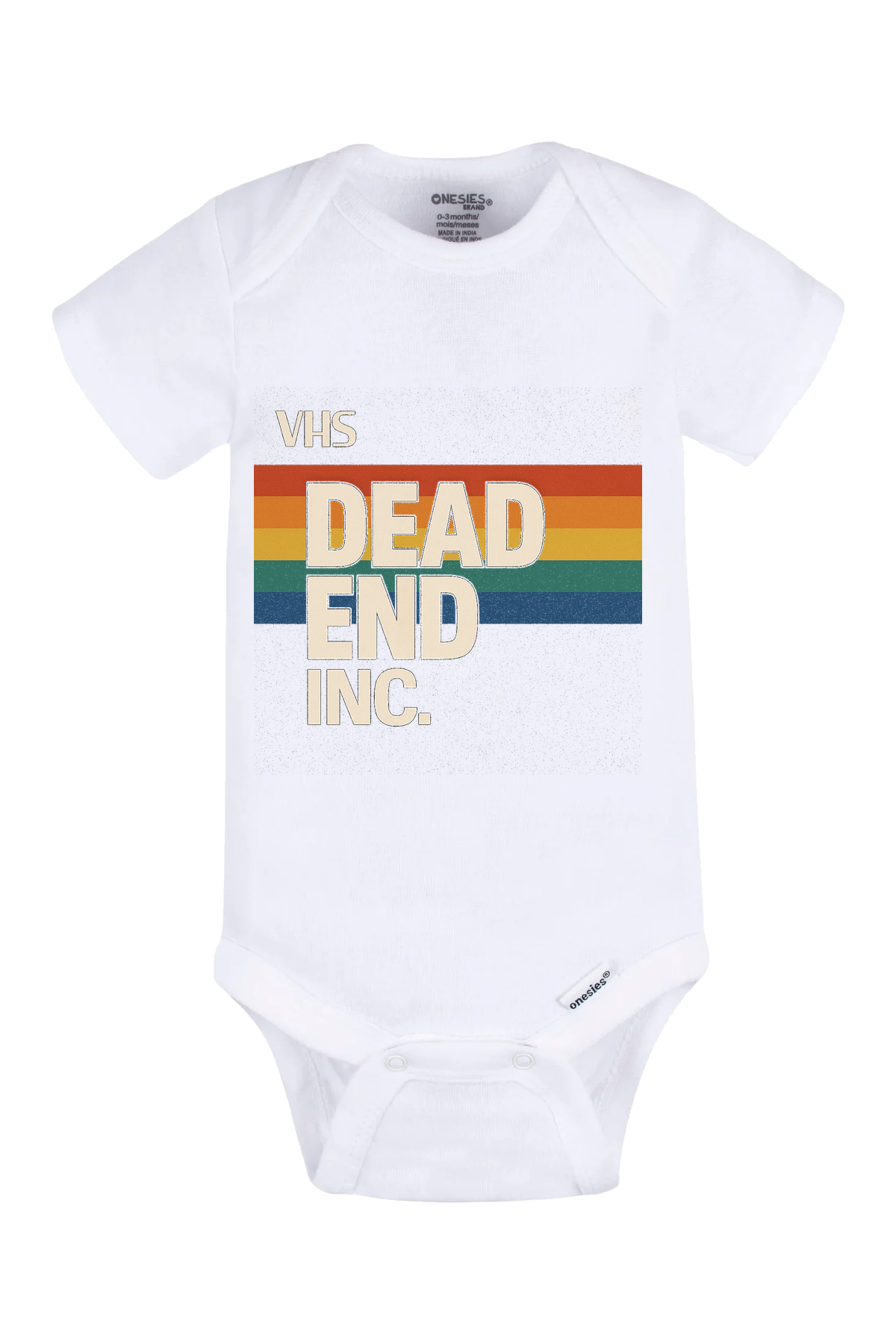 Dead End VHS Onesie - white