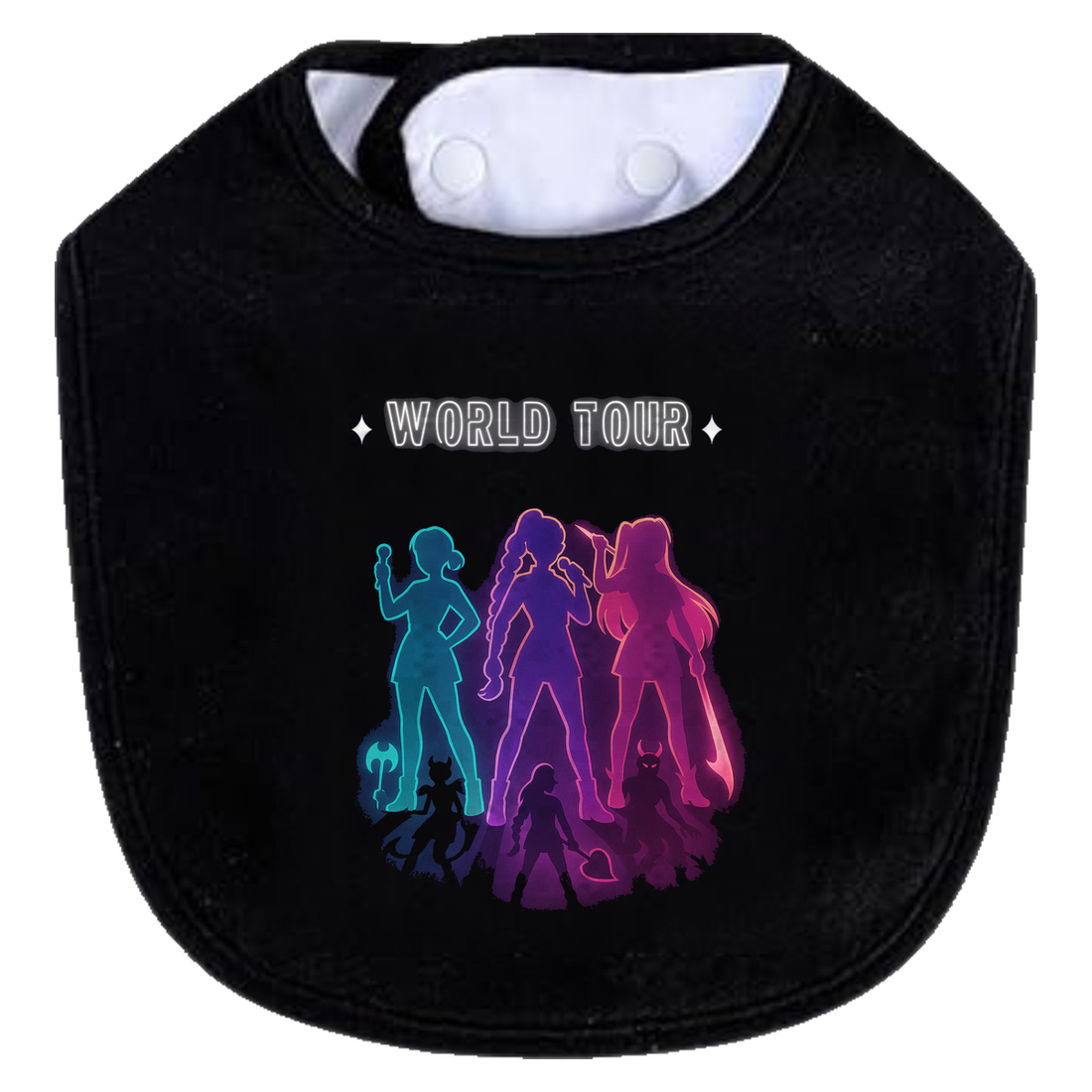Demon Hunters World Tour Bib - gray