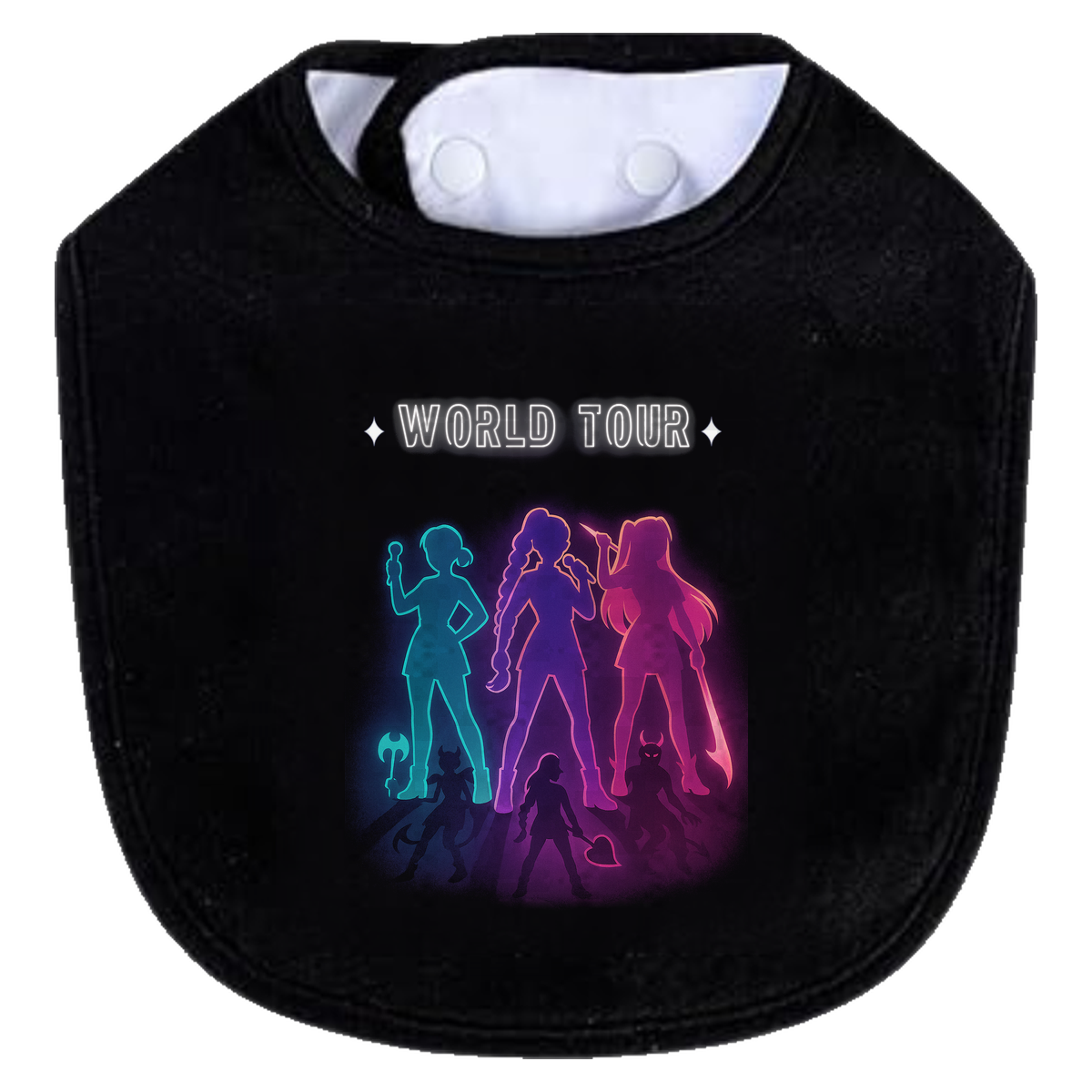 Demon Hunters World Tour Bib - black