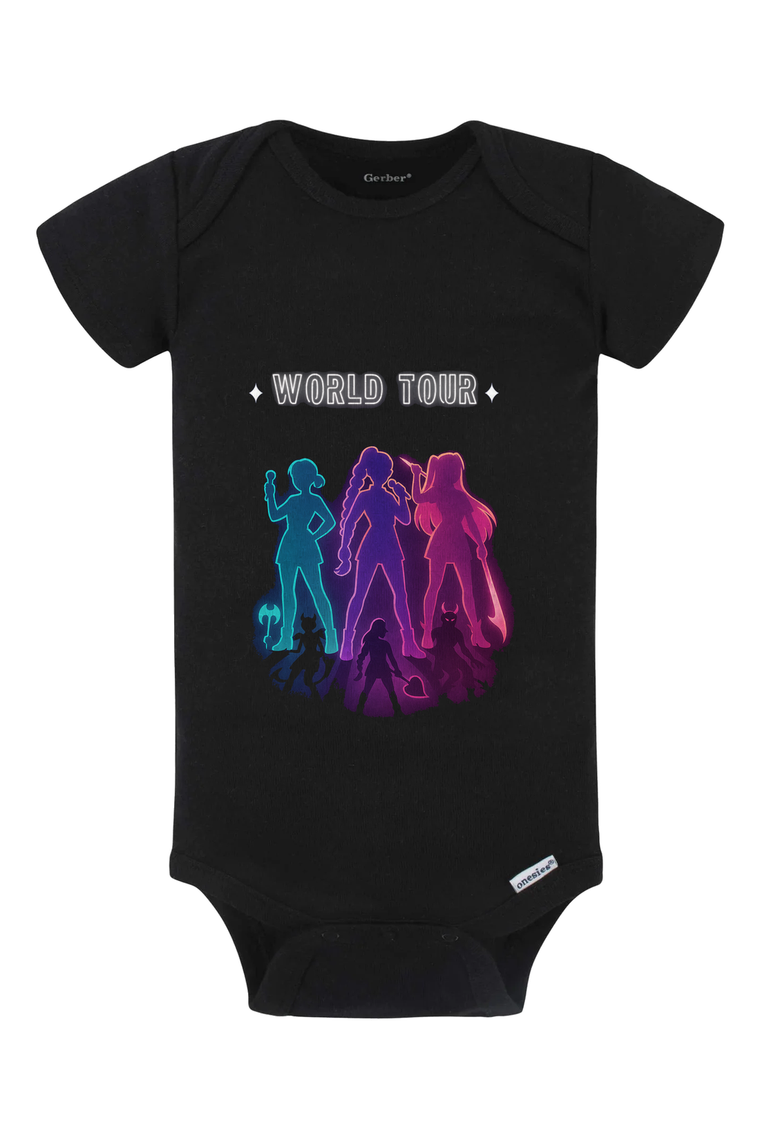 Demon Hunters World Tour Onesie - light blue