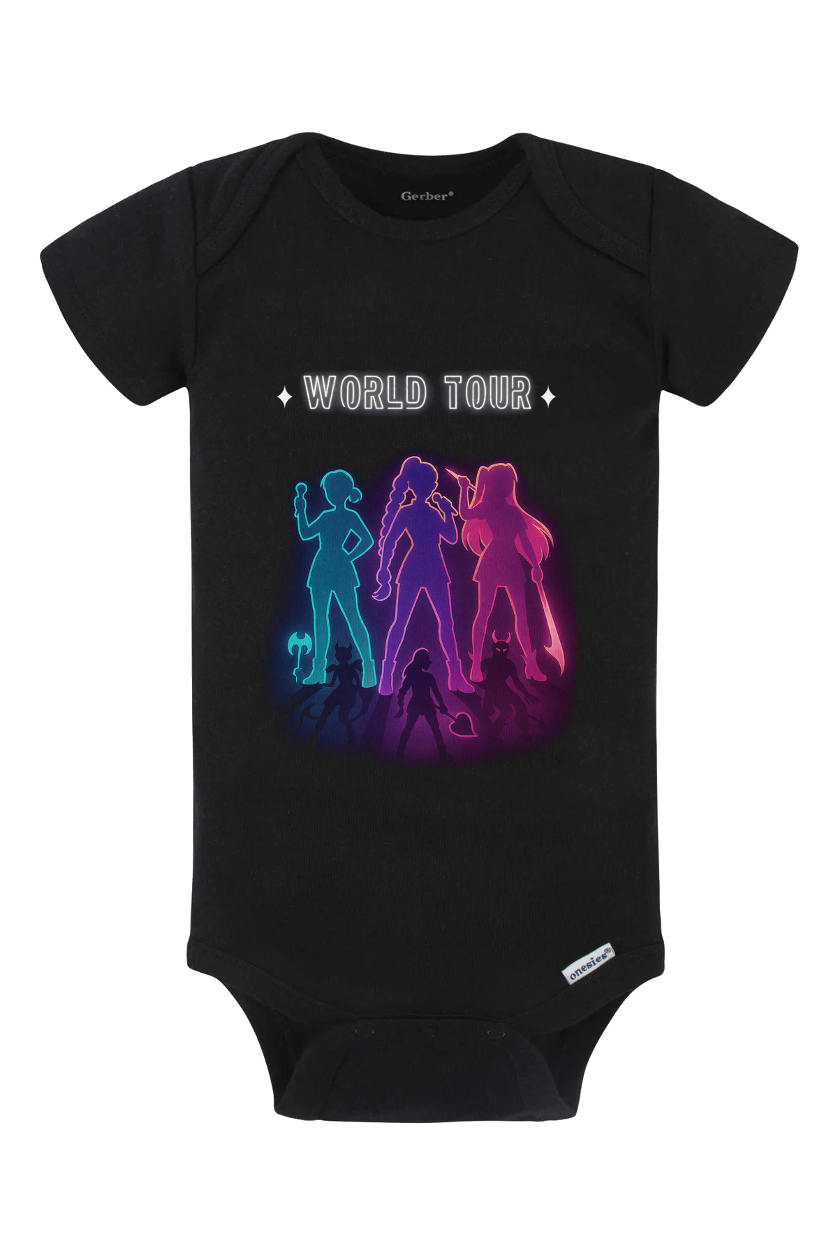Demon Hunters World Tour Onesie - black