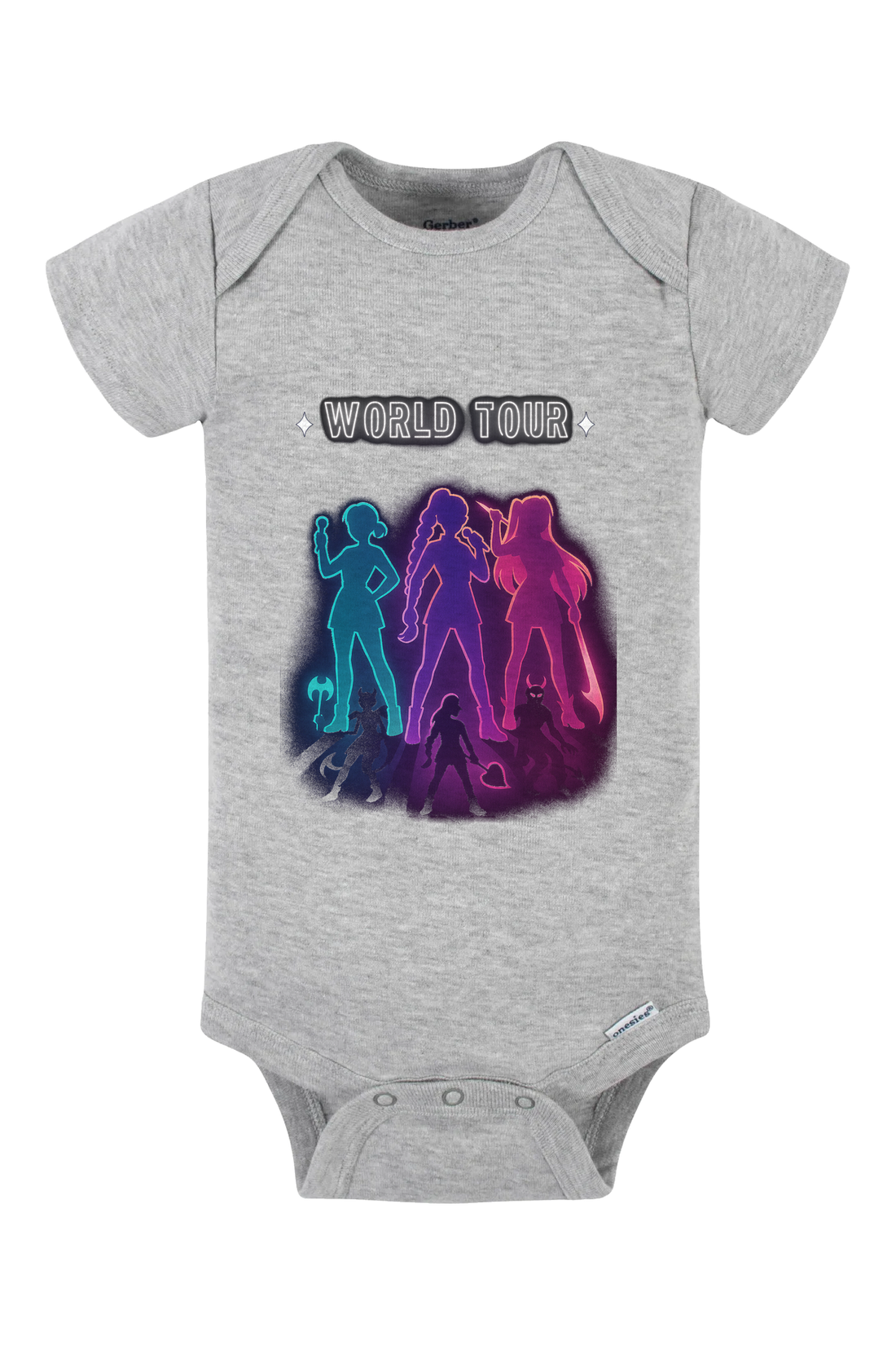 Demon Hunters World Tour Onesie - gray