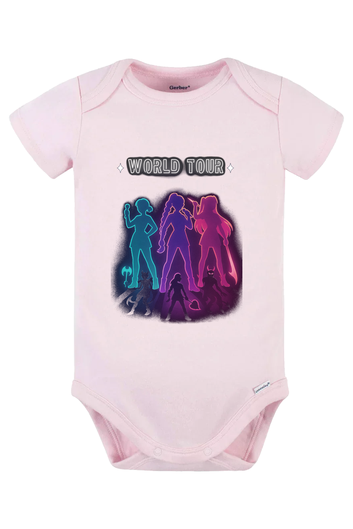 Demon Hunters World Tour Onesie - pink