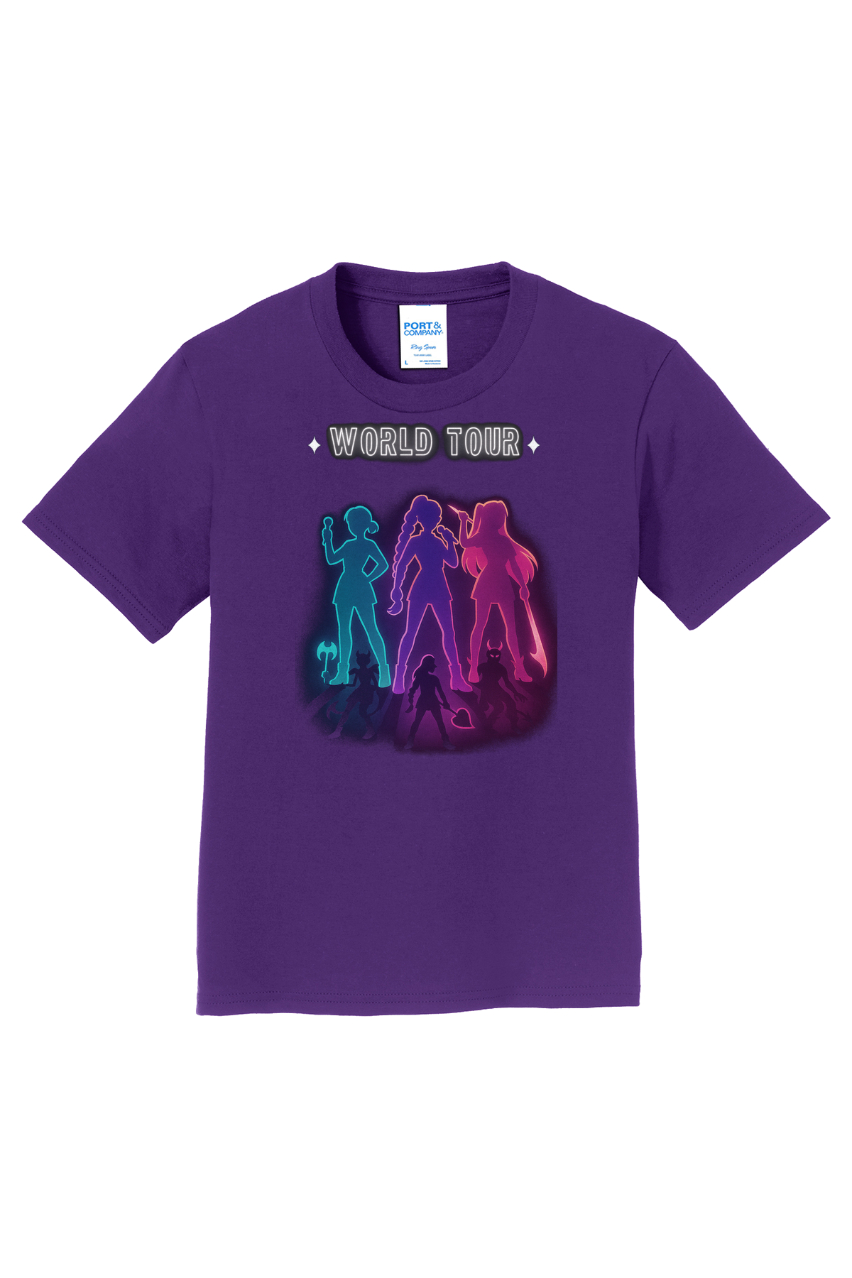 Demon Hunters World Tour T-Shirt - purple