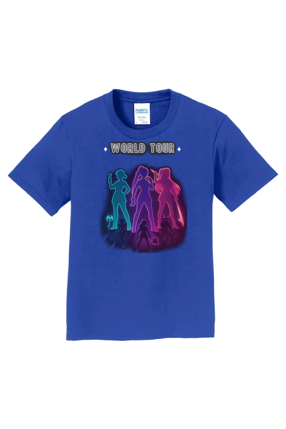 Demon Hunters World Tour T-Shirt - royal blue