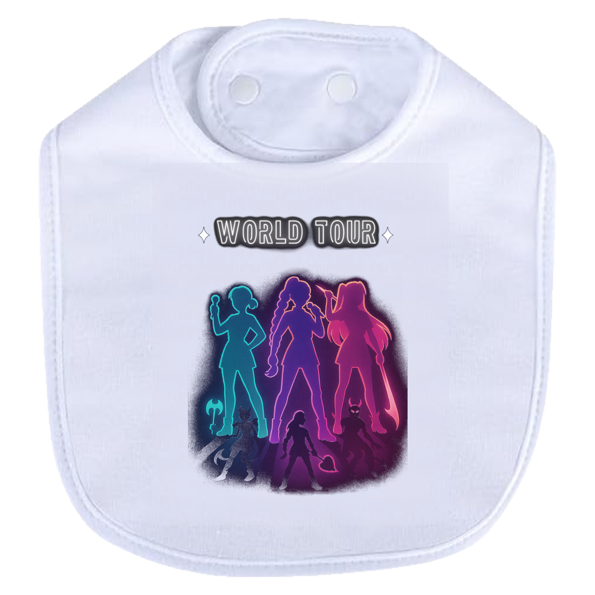 Demon Hunters World Tour Bib - white