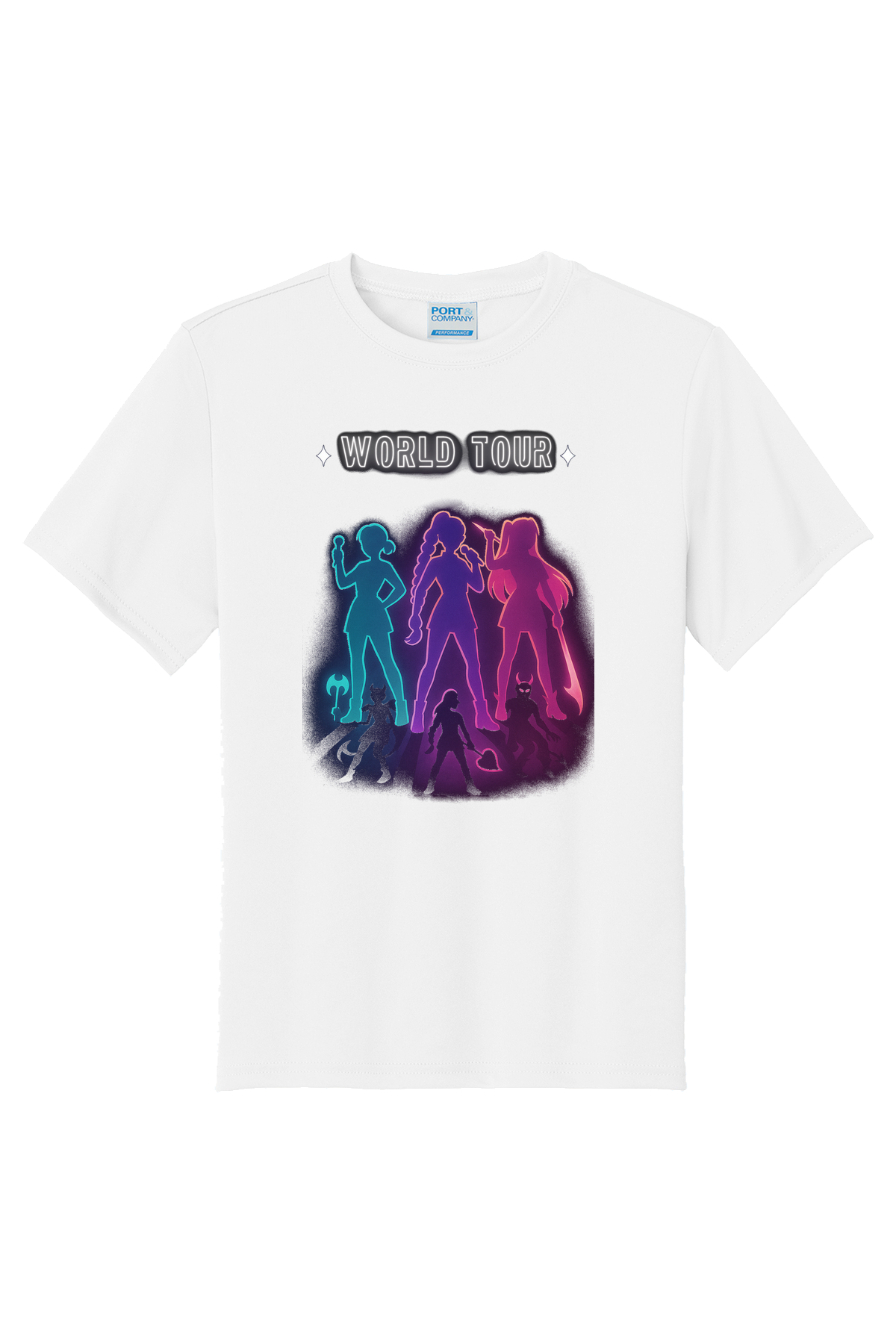 Demon Hunters World Tour T-Shirt - white