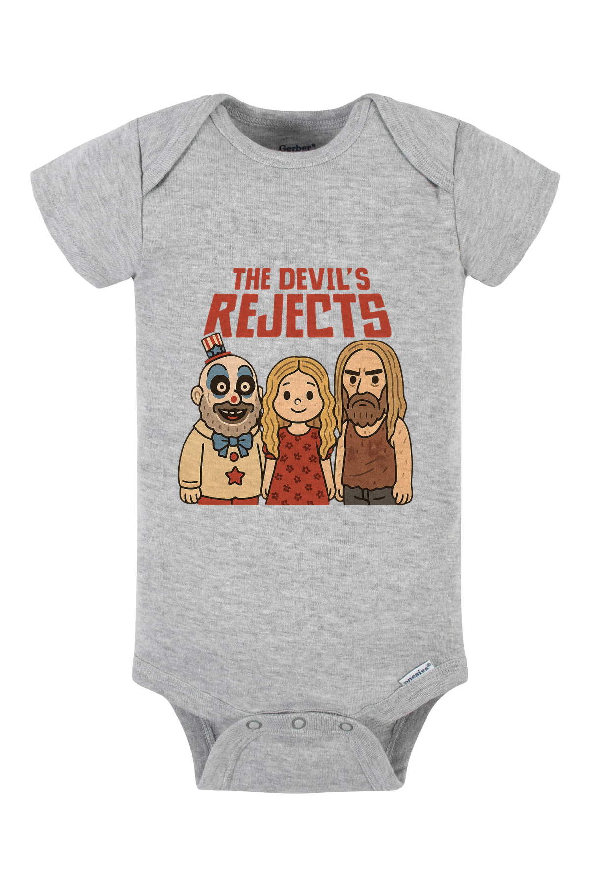 Devils Rejects Onesie - gray