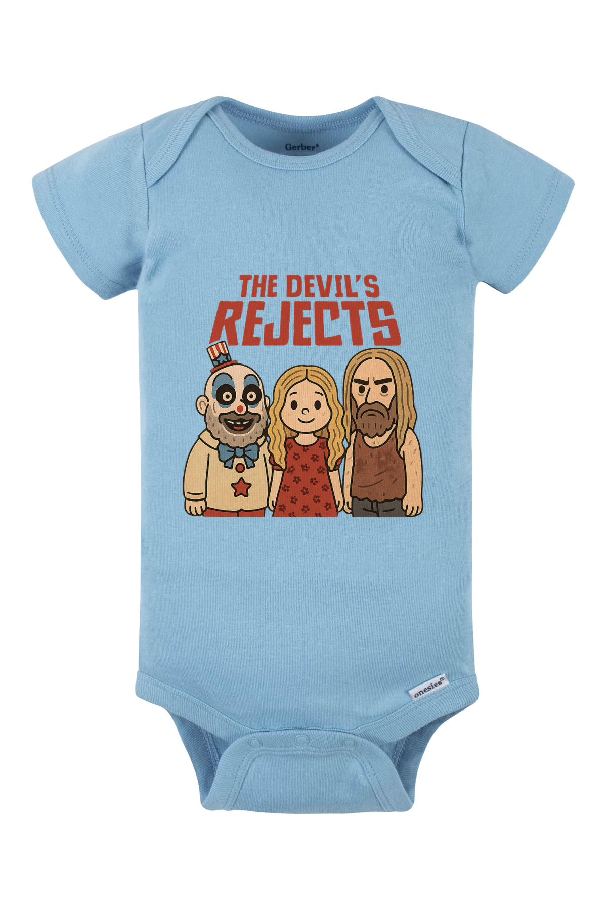 Devils Rejects Onesie - light blue