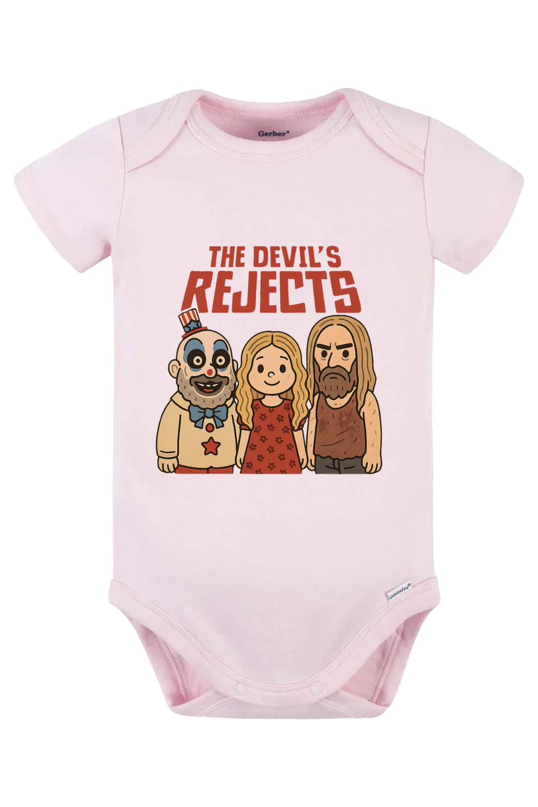 Devils Rejects Onesie - pink