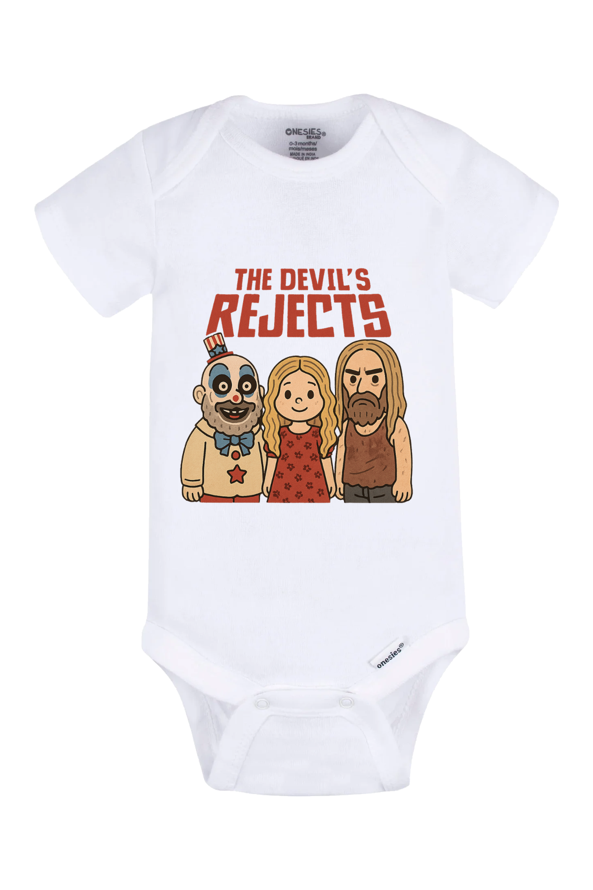Devils Rejects Onesie - white