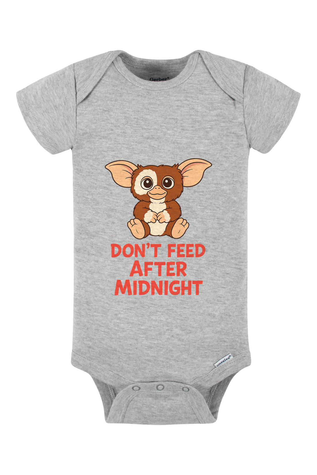 Don’t Feed After Midnight Onesie - black