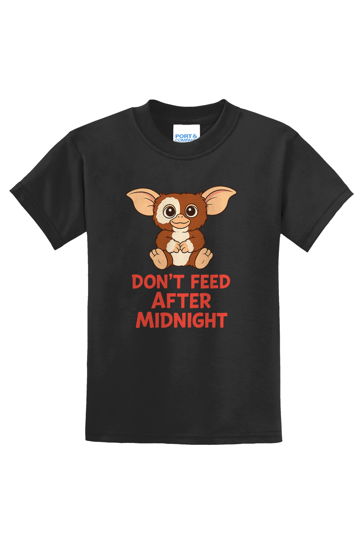 Don’t Feed After Midnight T-Shirt - black