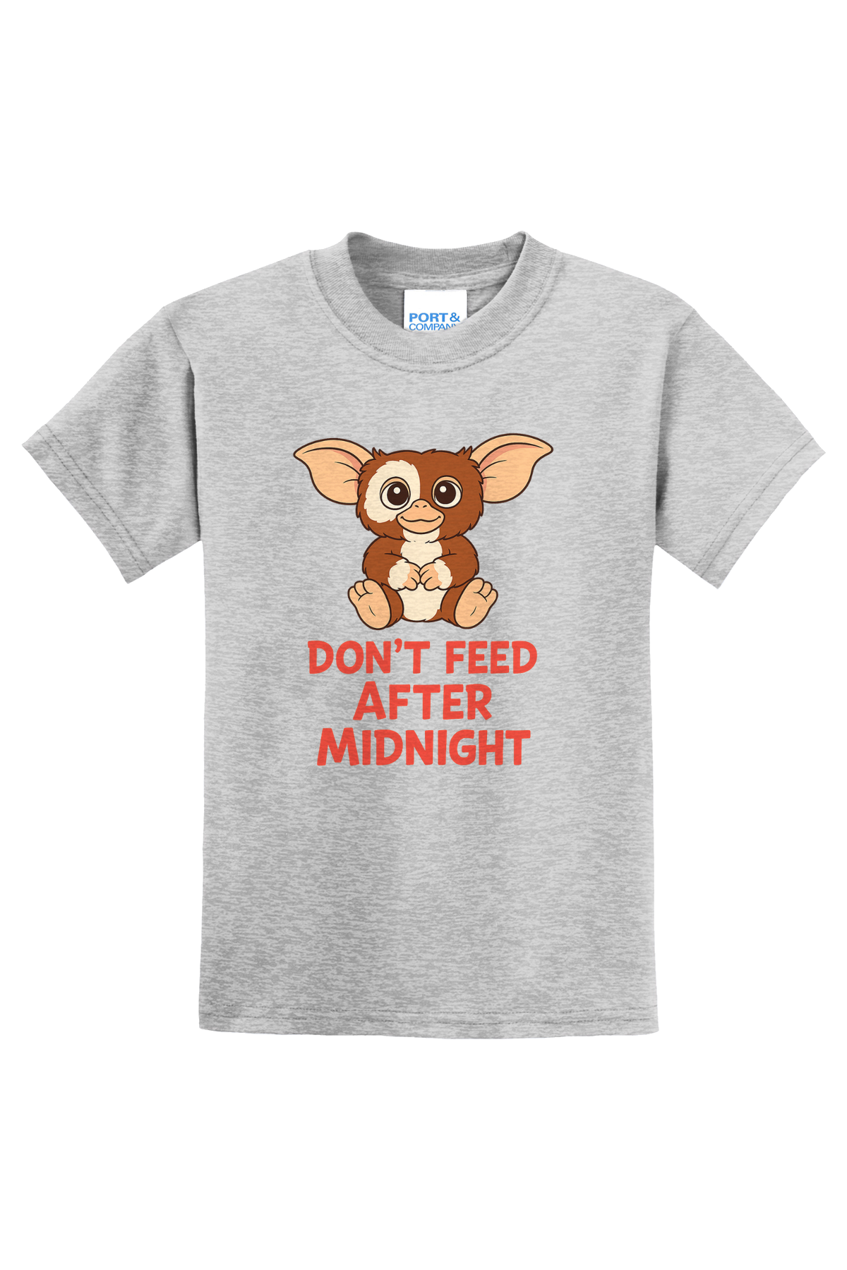 Don’t Feed After Midnight T-Shirt - gray