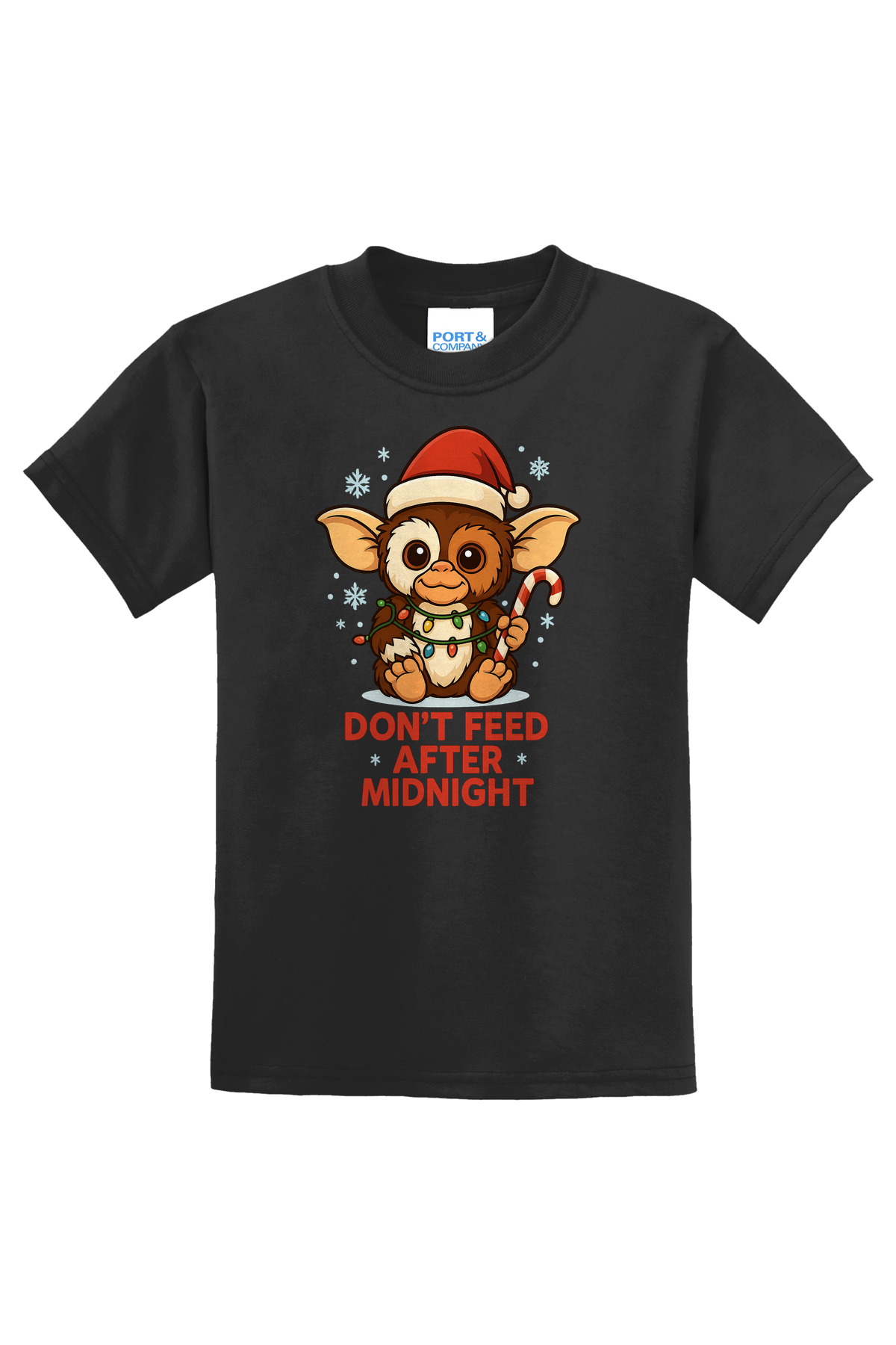 Dont Feed Christmas T-Shirt - black