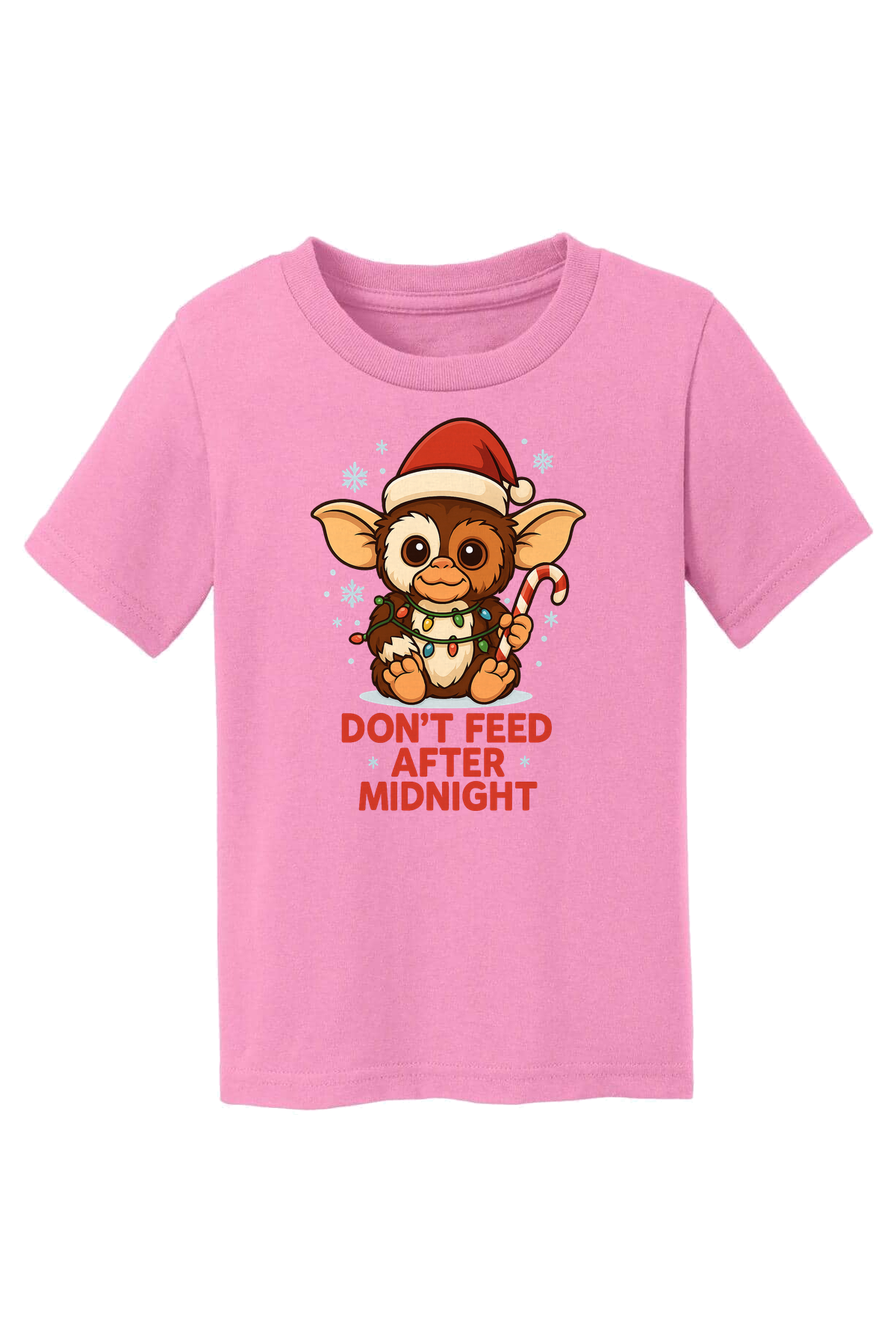 Dont Feed Christmas T-Shirt - pink