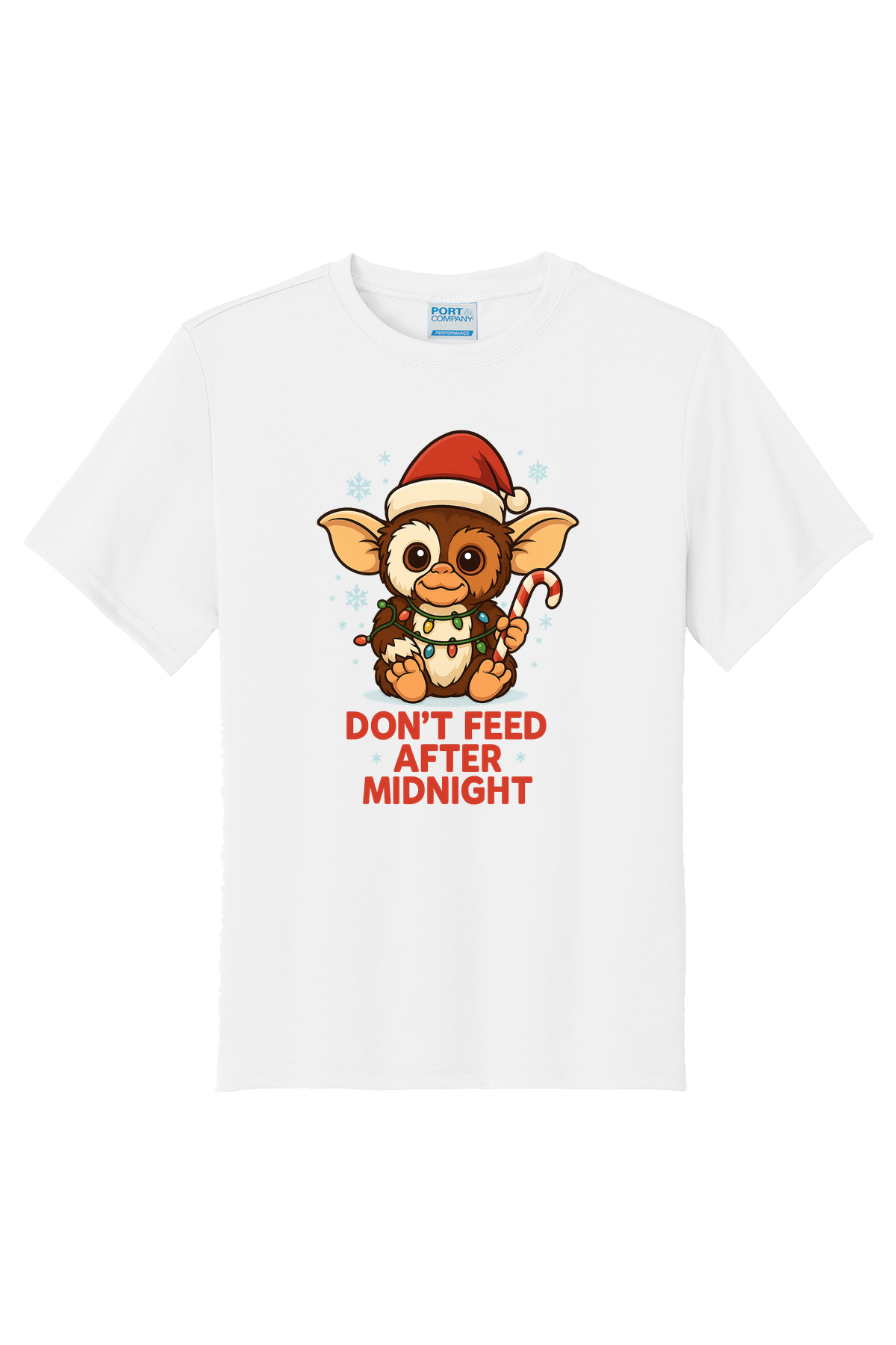 Dont Feed Christmas T-Shirt - white