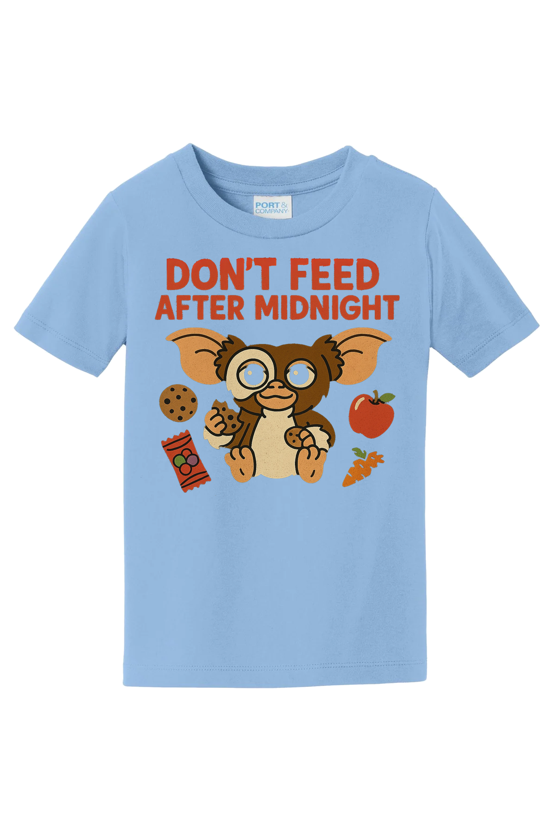 Dont Feed Snacks T-Shirt - light blue