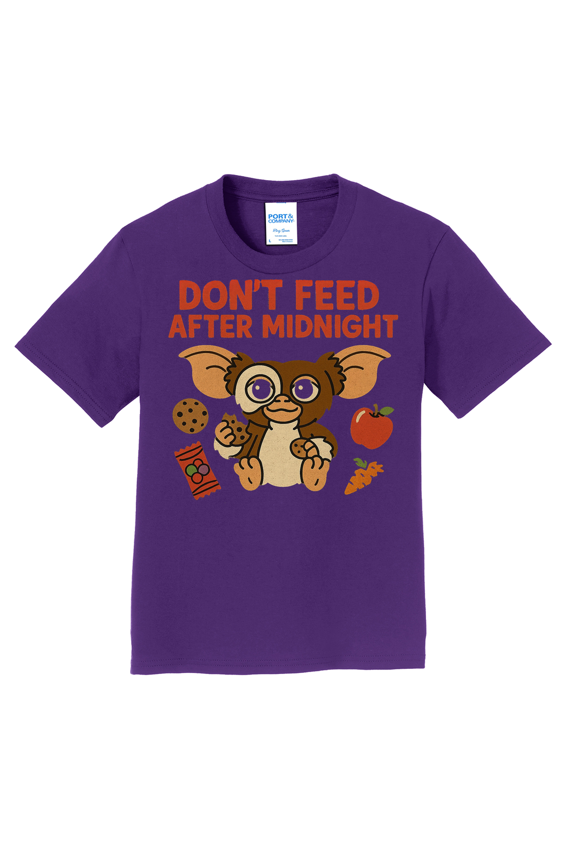Dont Feed Snacks T-Shirt - light blue