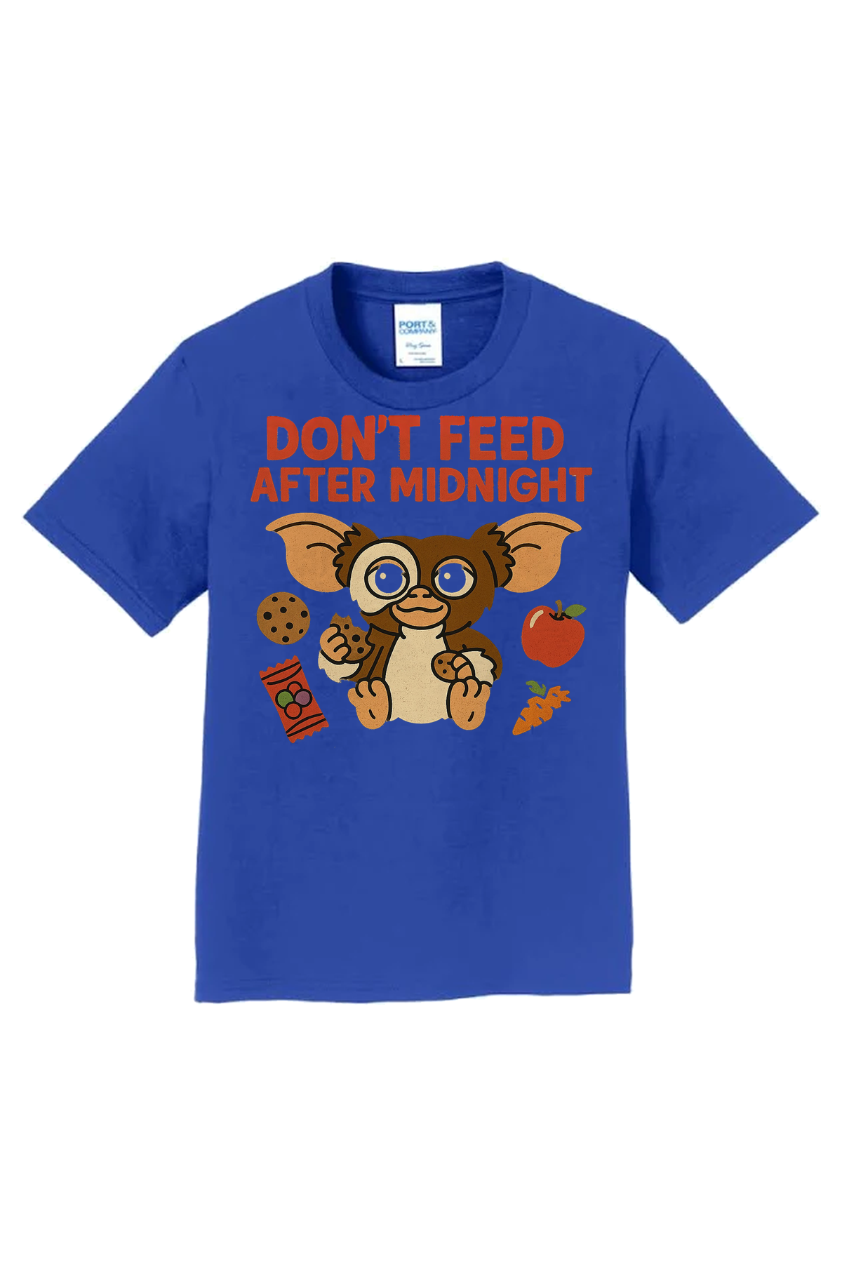 Dont Feed Snacks T-Shirt - royal blue