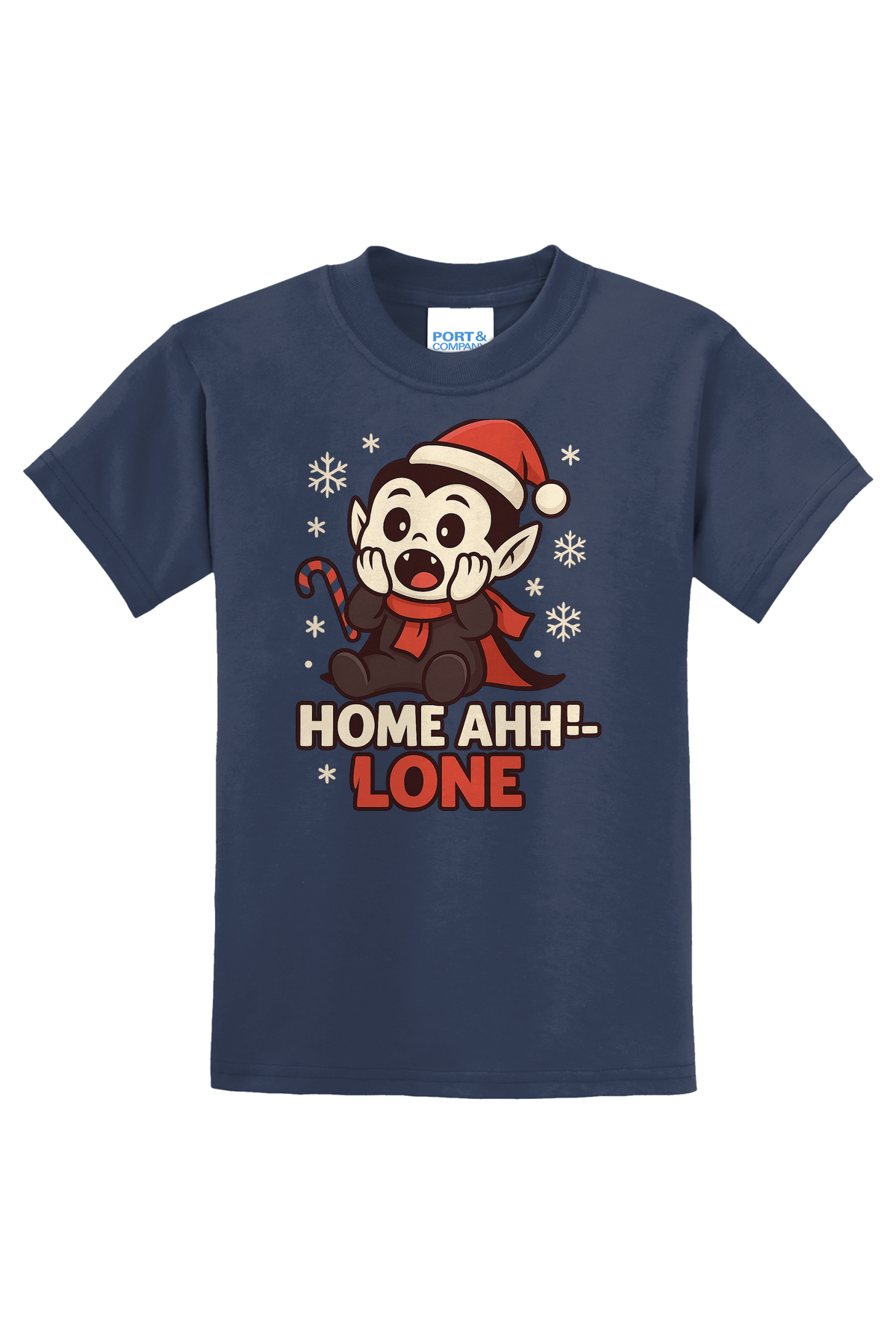 Dracula Home Ahhlone T-Shirt - navy blue