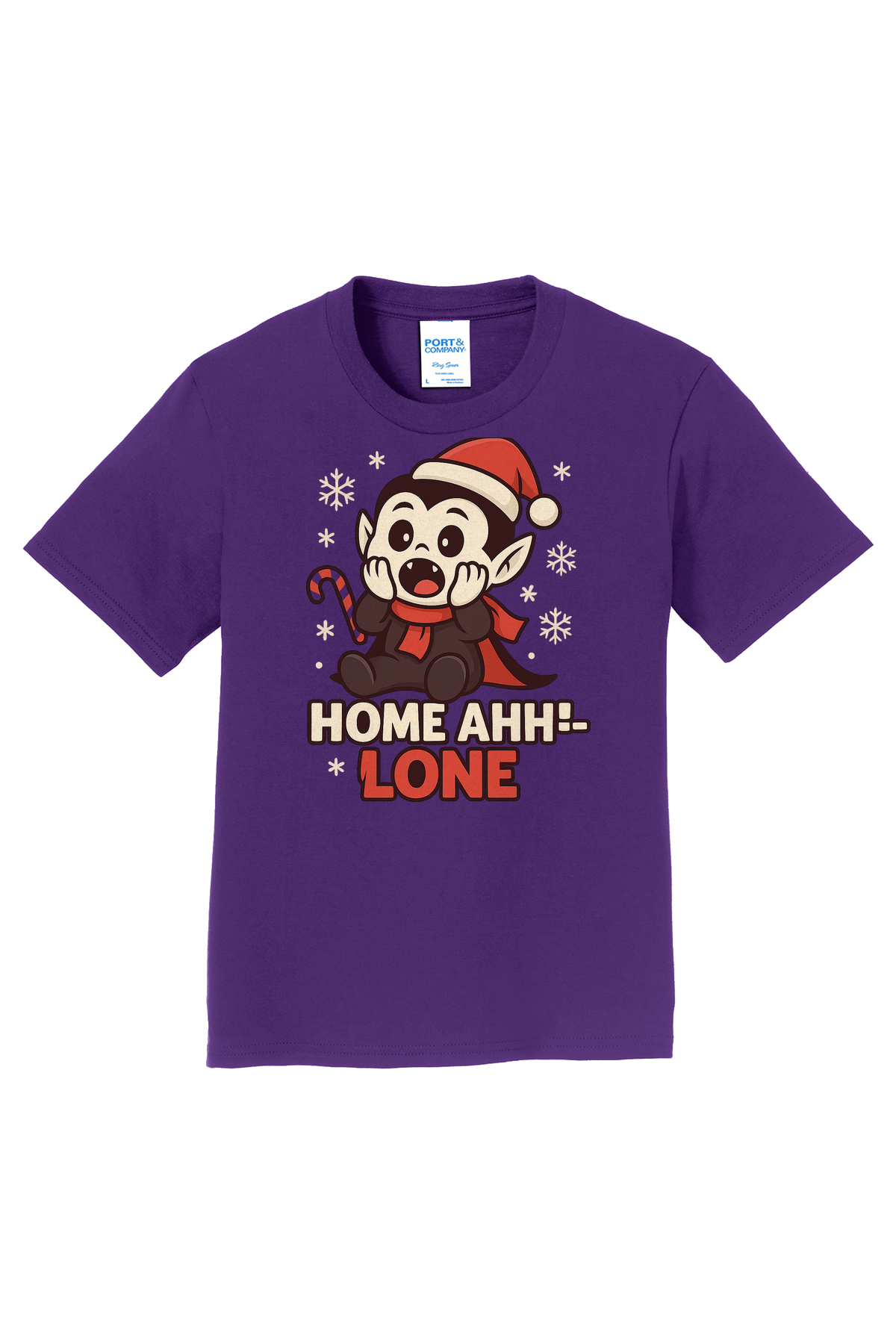 Dracula Home Ahhlone T-Shirt - purple