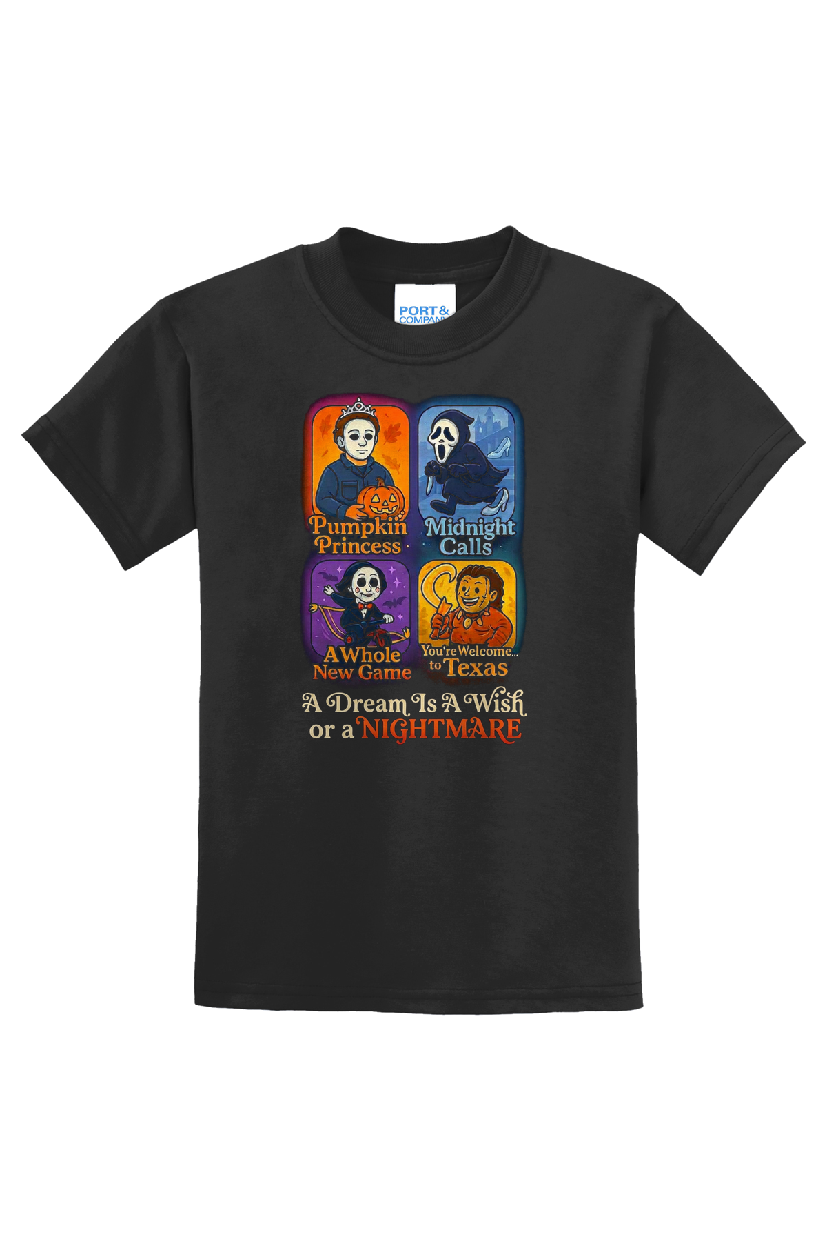 Dream Wish Nightmare T-Shirt - black
