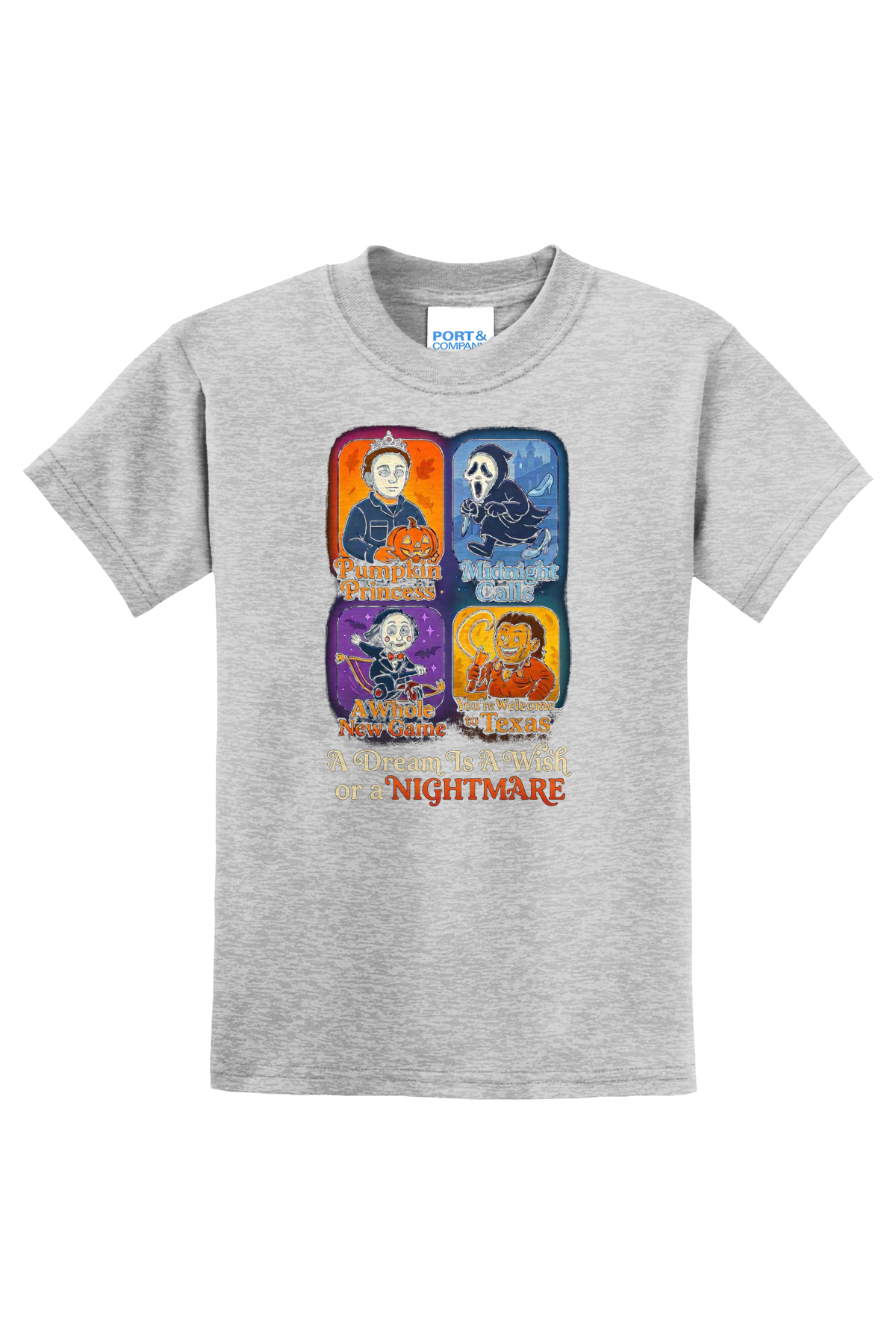 Dream Wish Nightmare T-Shirt - gray
