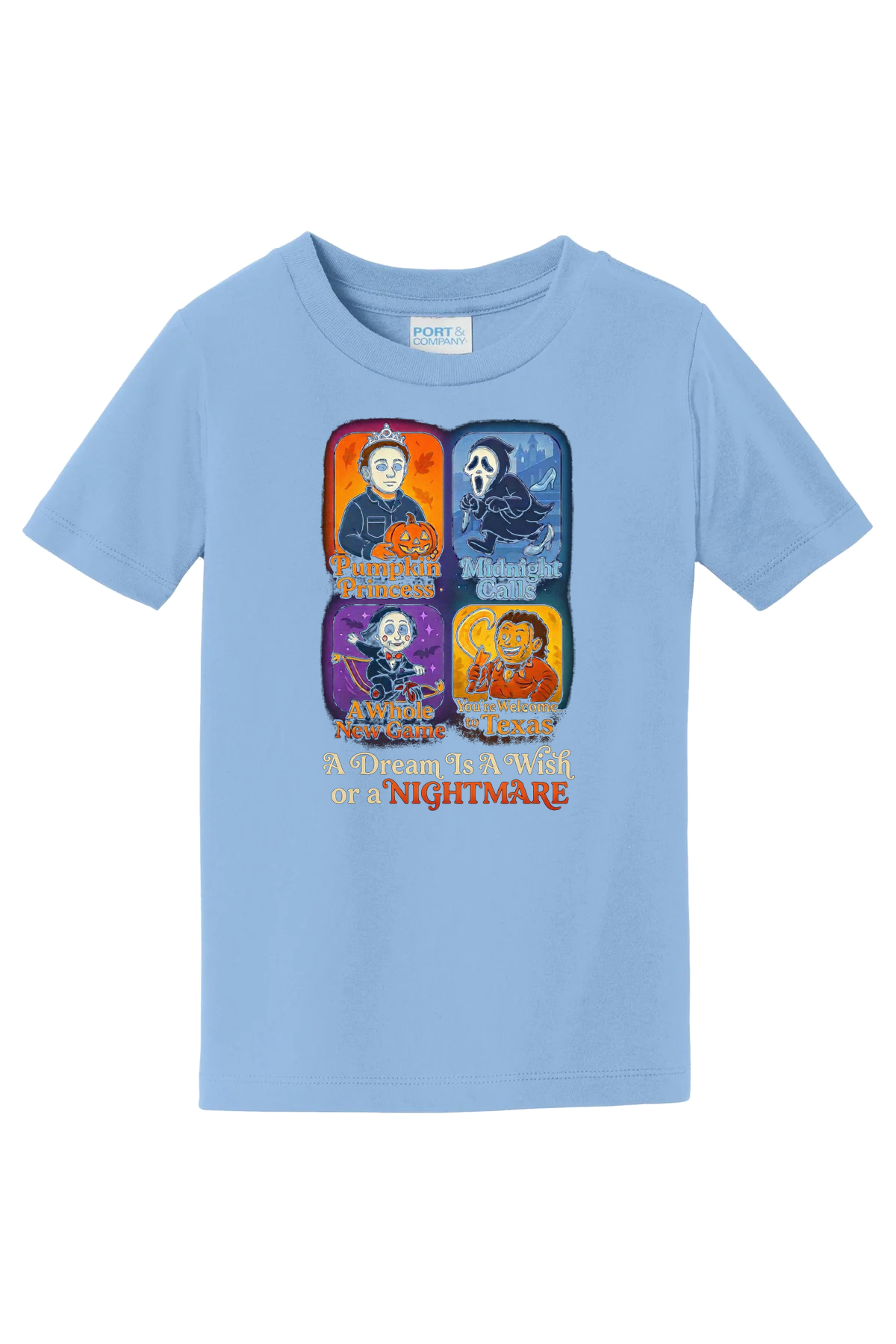 Dream Wish Nightmare T-Shirt - light blue