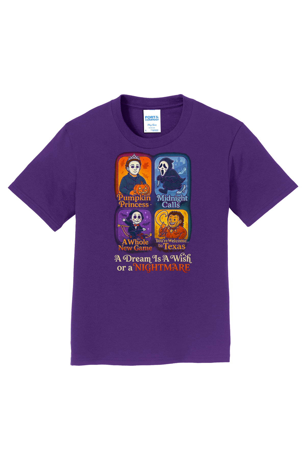 Dream Wish Nightmare T-Shirt - purple