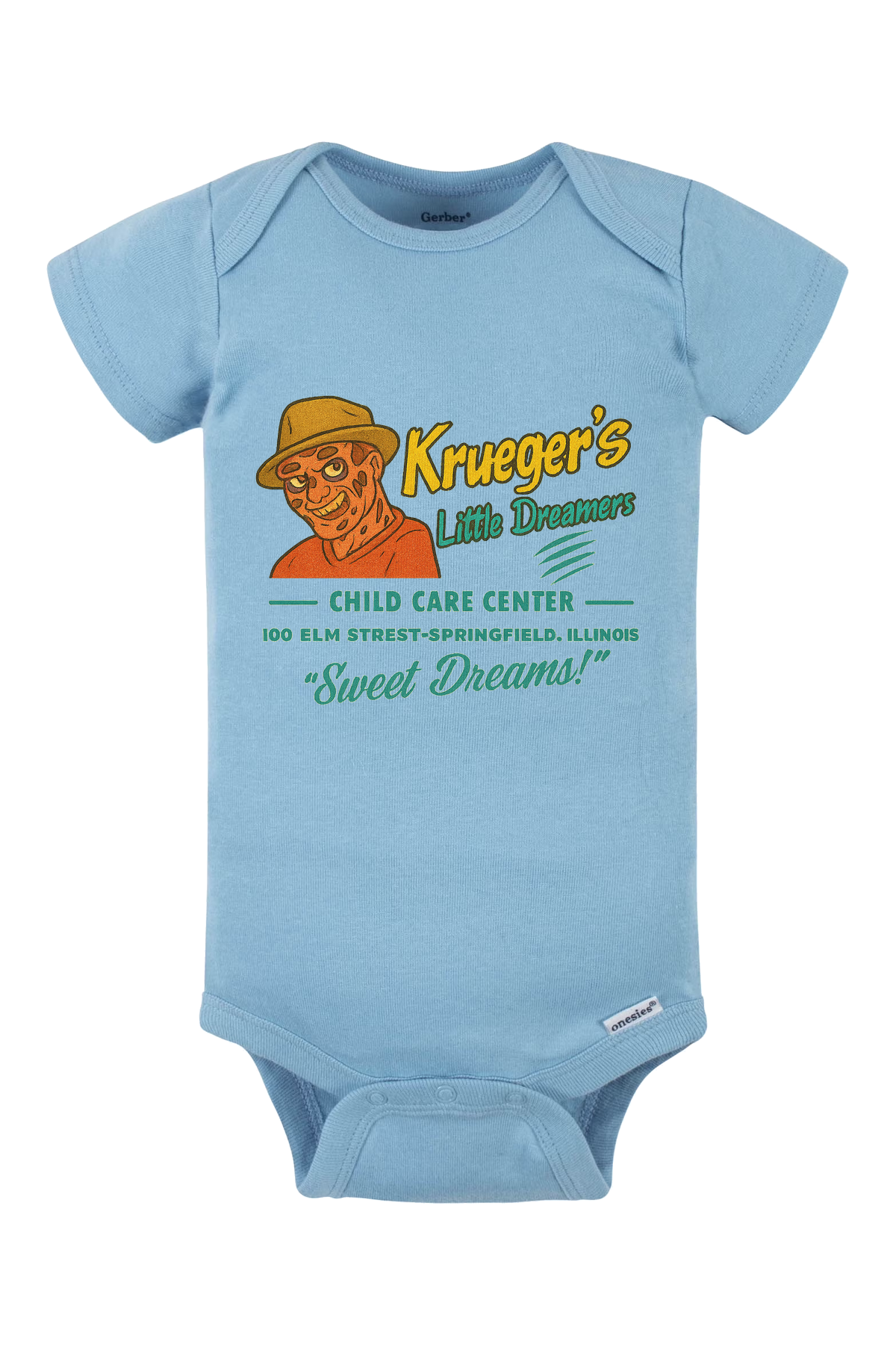 Dreamy Care by Krueger Onesie - light blue