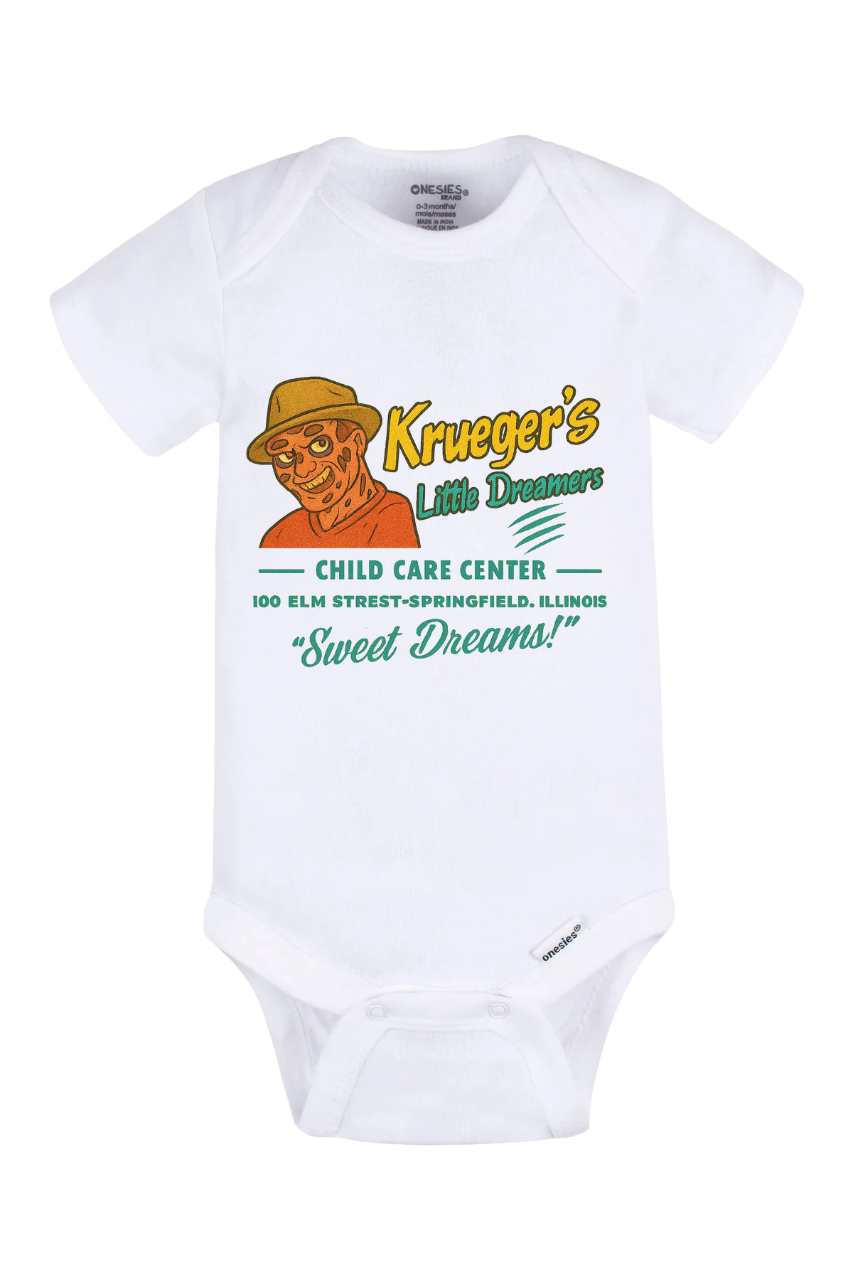 Dreamy Care by Krueger Onesie - white