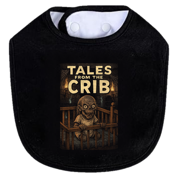 Dugeon Tales Crib Bib - black