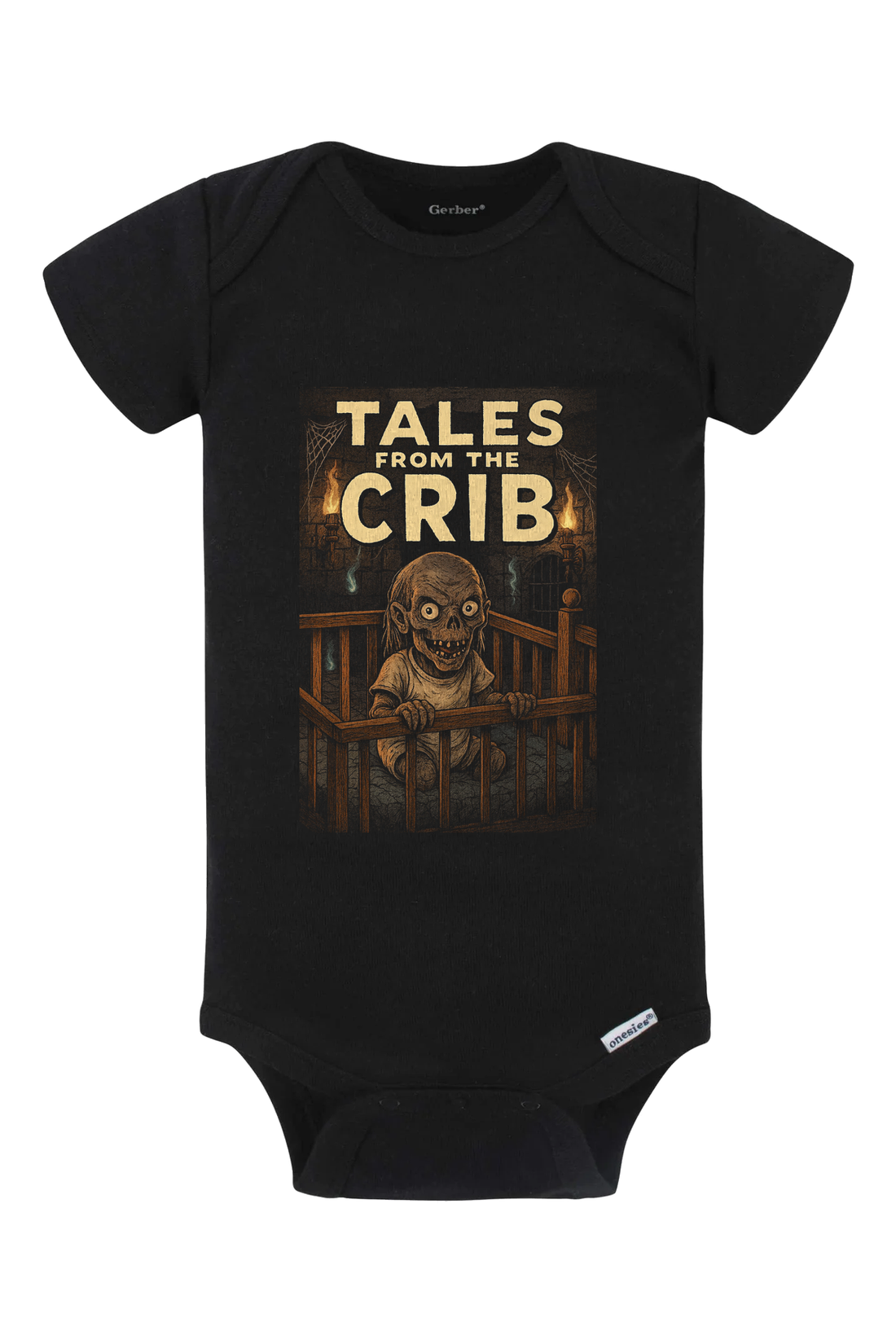 Dugeon Tales Crib Onesie - light blue