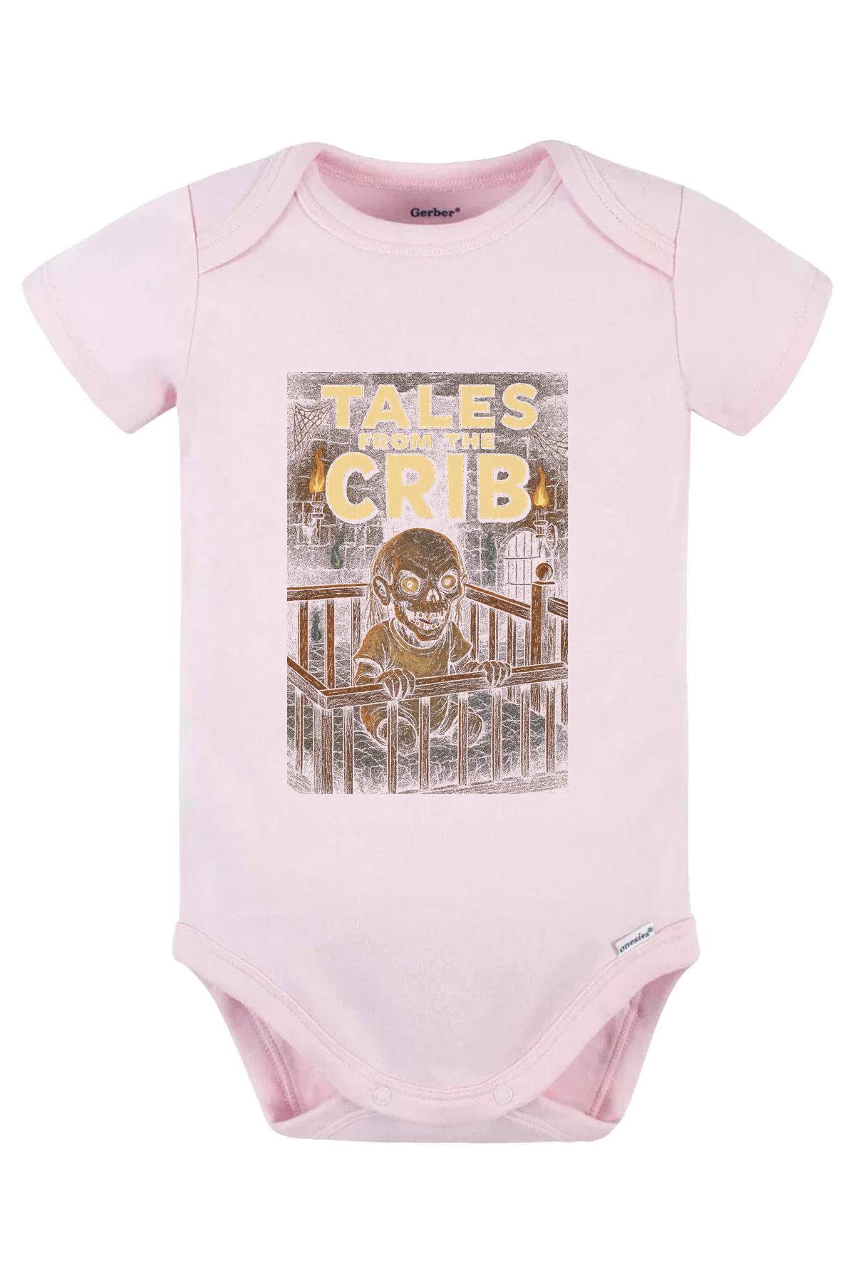 Dugeon Tales Crib Onesie - pink