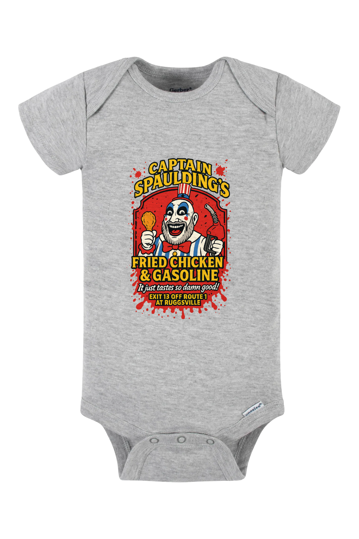 Exit 13 Onesie - gray
