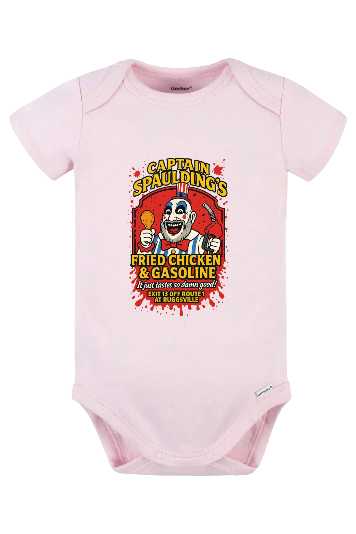 Exit 13 Onesie - pink