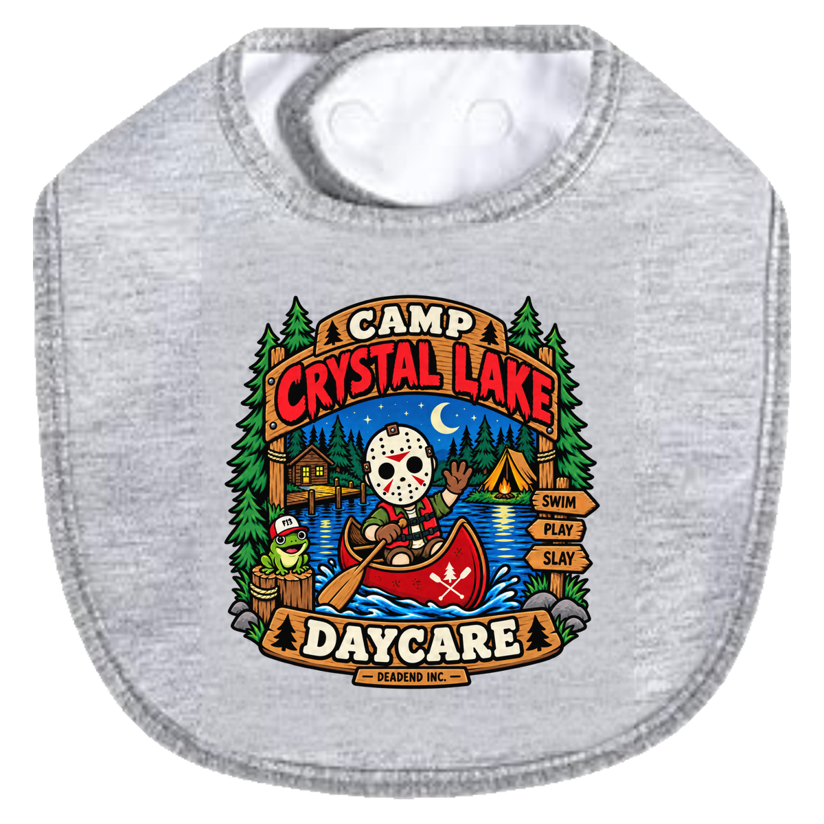 F13 Daycare Bib - gray