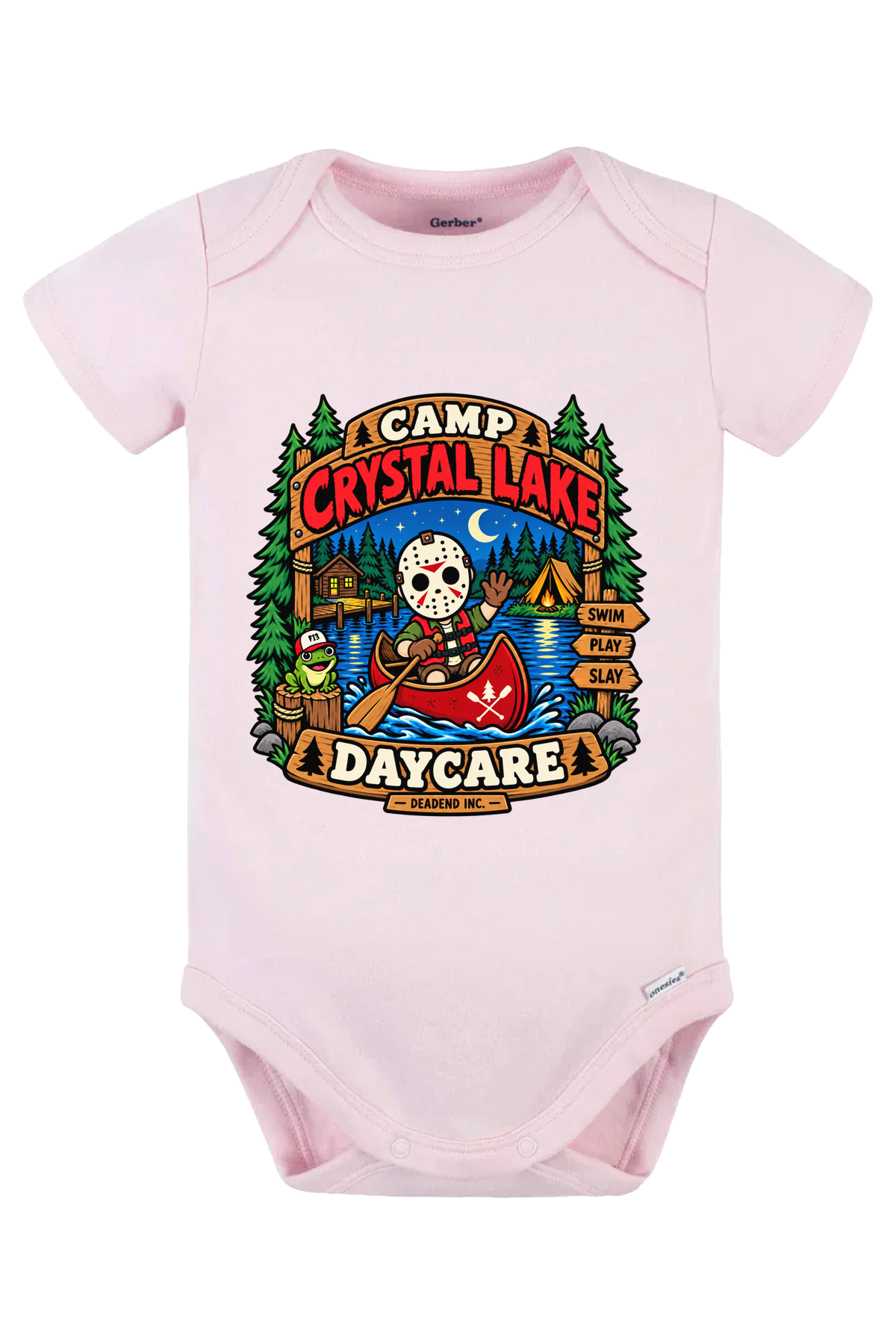 F13 Daycare Onesie - pink