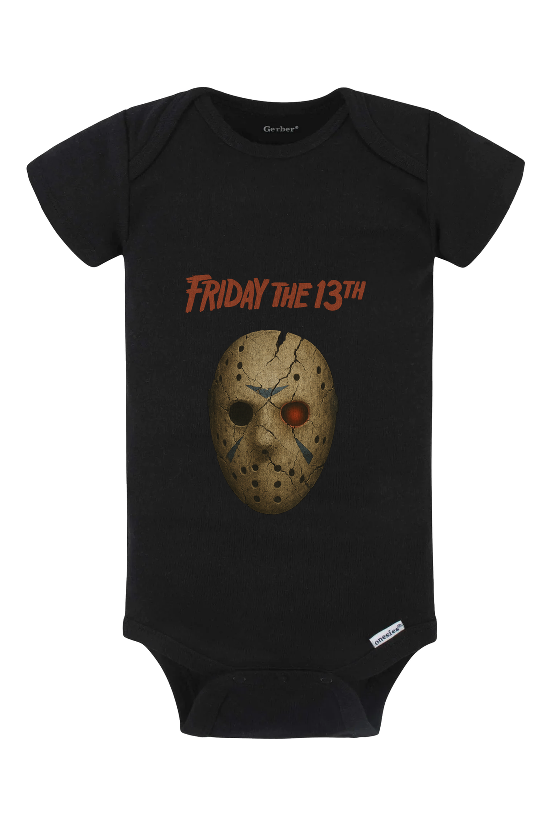 F13 Mask Onesie - black