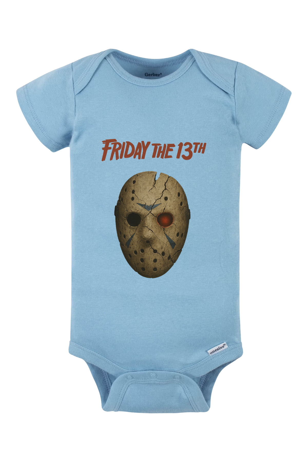 F13 Mask Onesie - light blue
